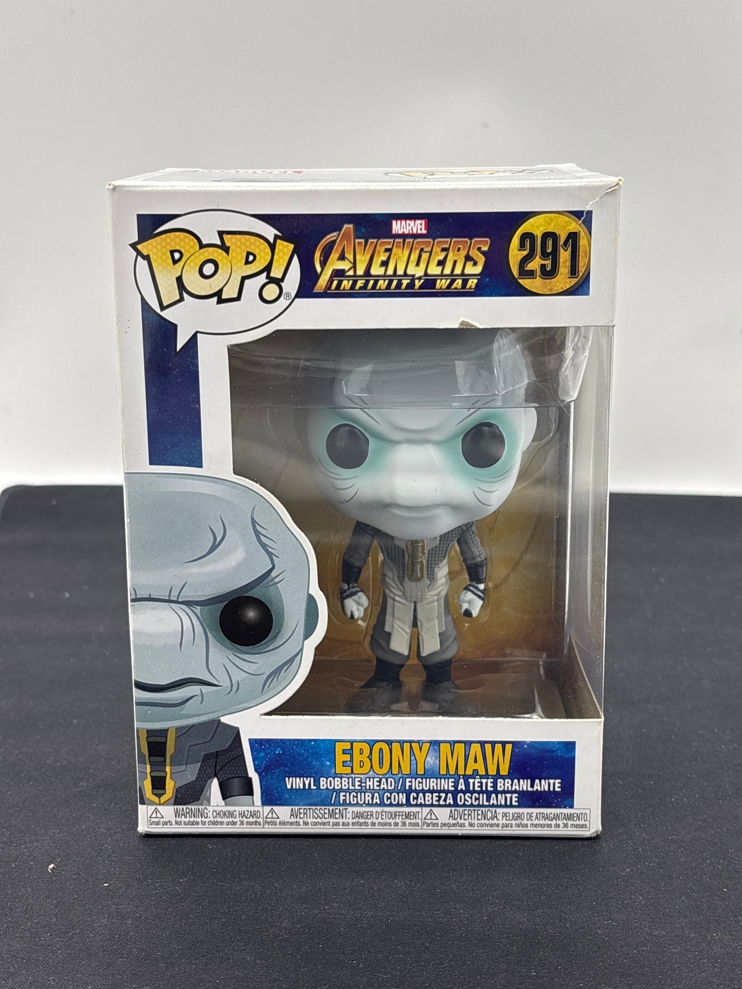 Auction Lot 87: POP Funko Marvel Infinity Wars Ebony Maw 291 Figure