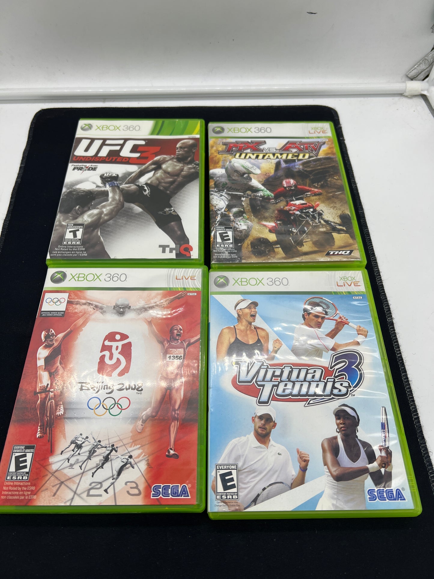 Auction Lot 154: XBOX 360 Video Game Lot of 4 Assorted Sport Titles CIB