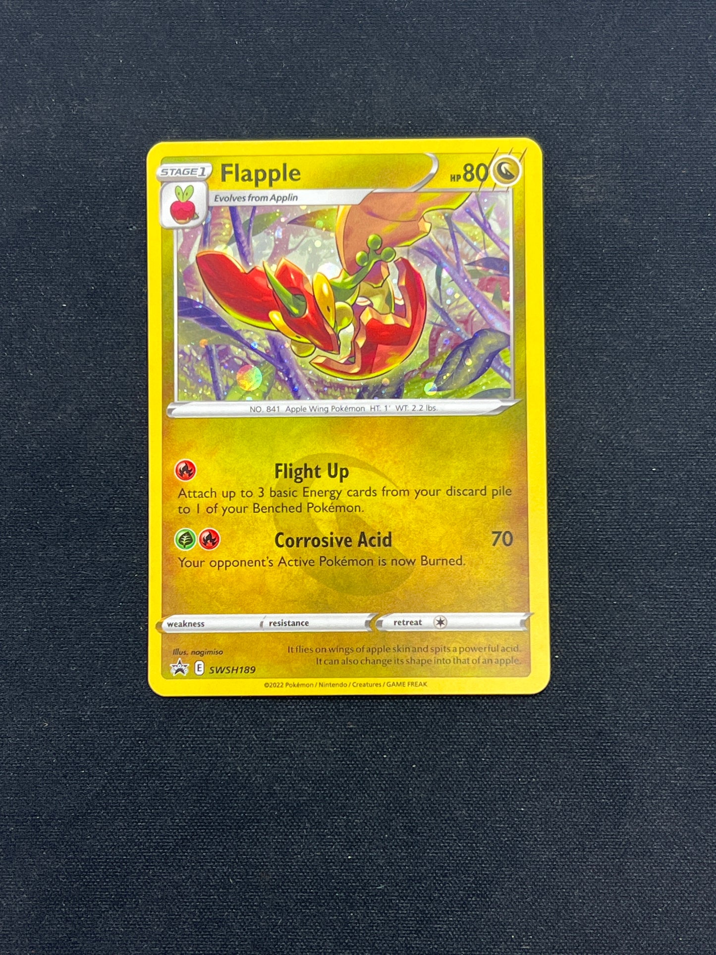 Auction Lot 433: Pokémon Cards Flapple Cosmo Holo Condition Vary