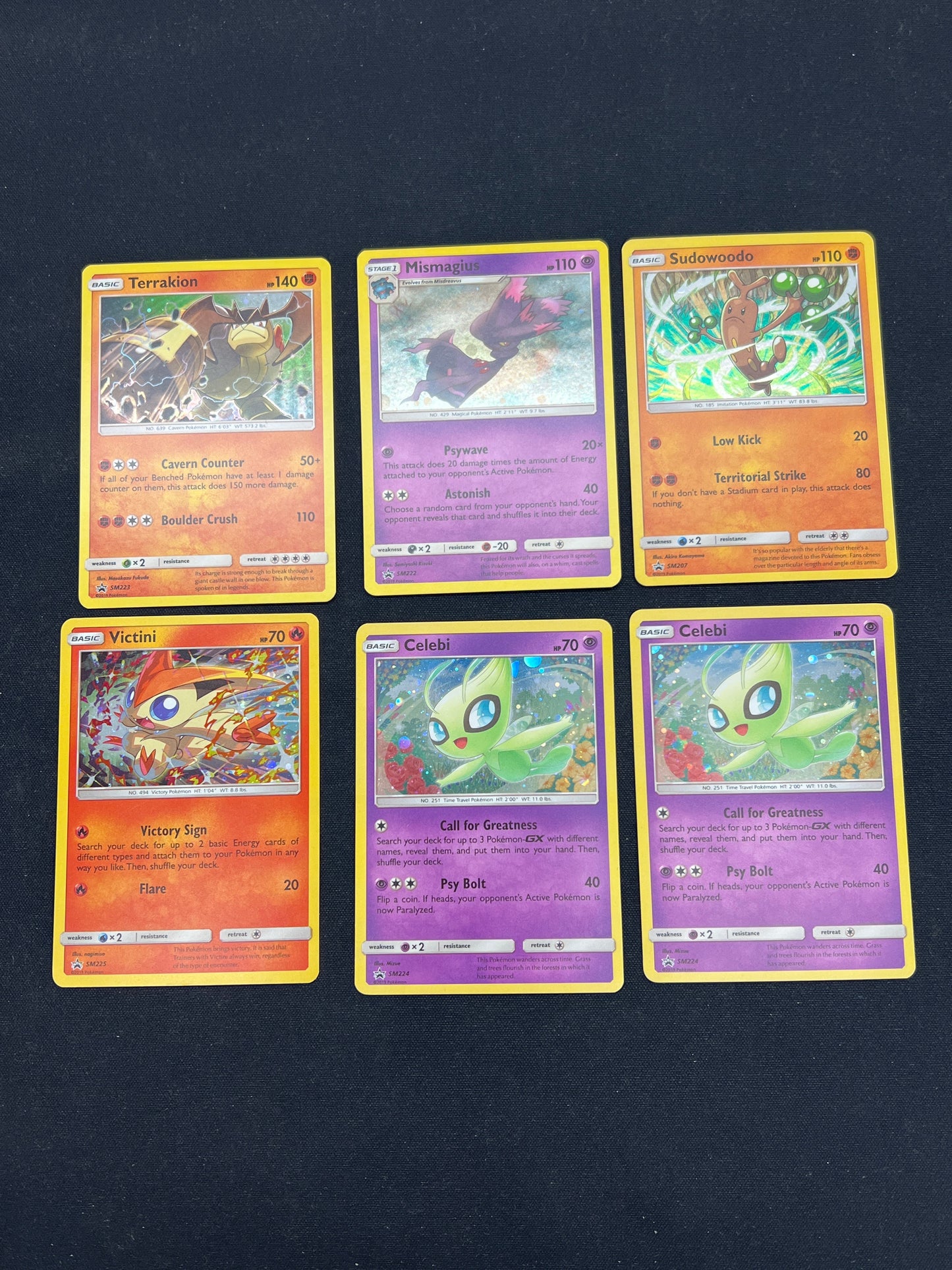 Auction Lot 162: Pokemon Cards Lot of 6 Assorted Cosmo Holo Promos Conditions Vary