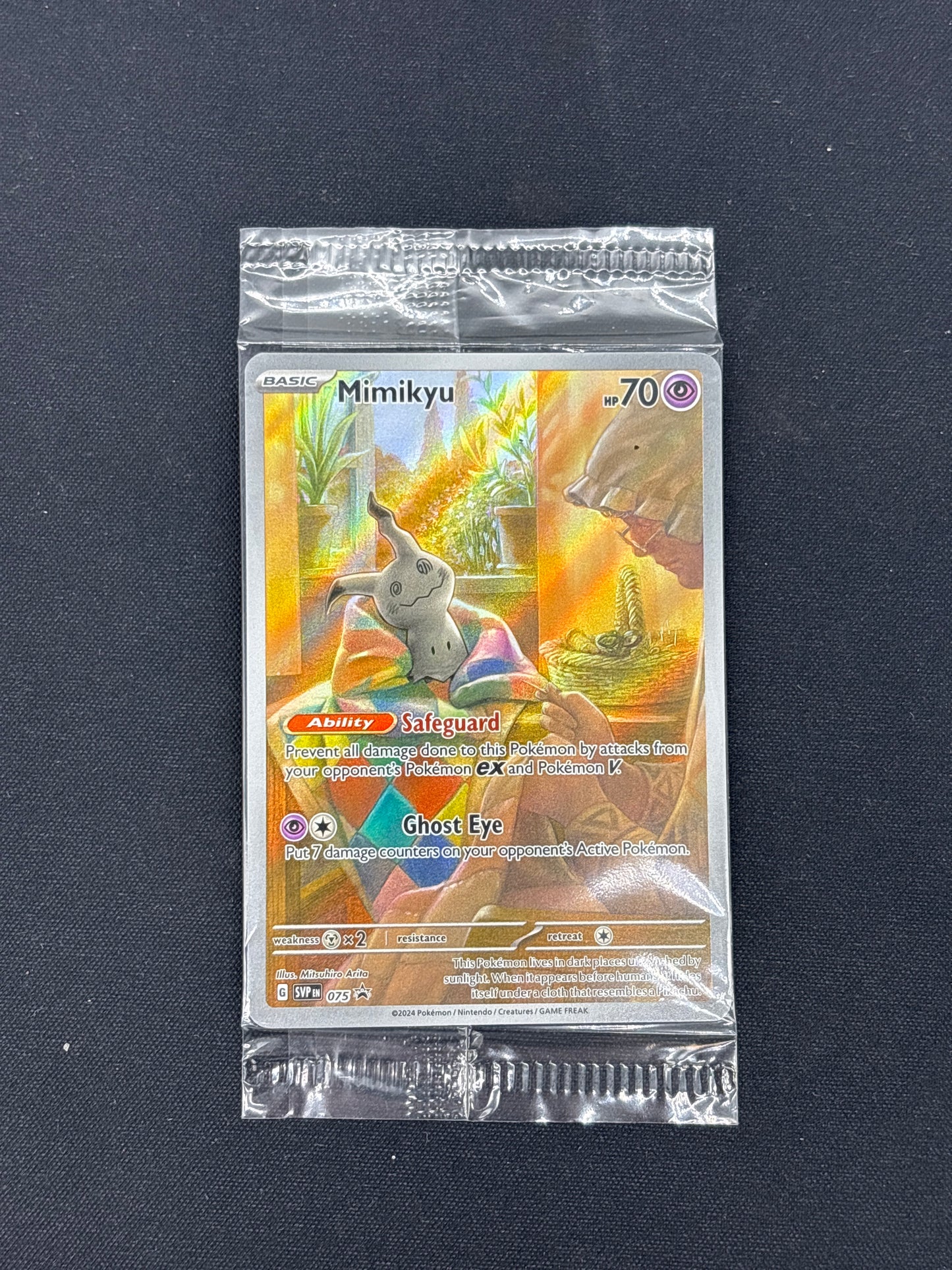 Auction Lot 44: Mimikyu Pokemon Paldean Fates ETB Promo Sealed