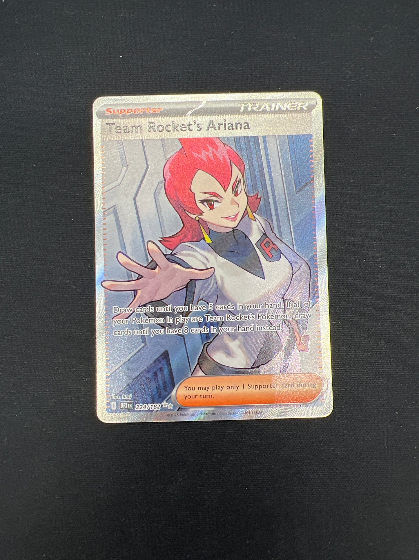 Auction Lot 276: Pokemon Cards Team Rocket's Ariana Full Art Conditions Vary