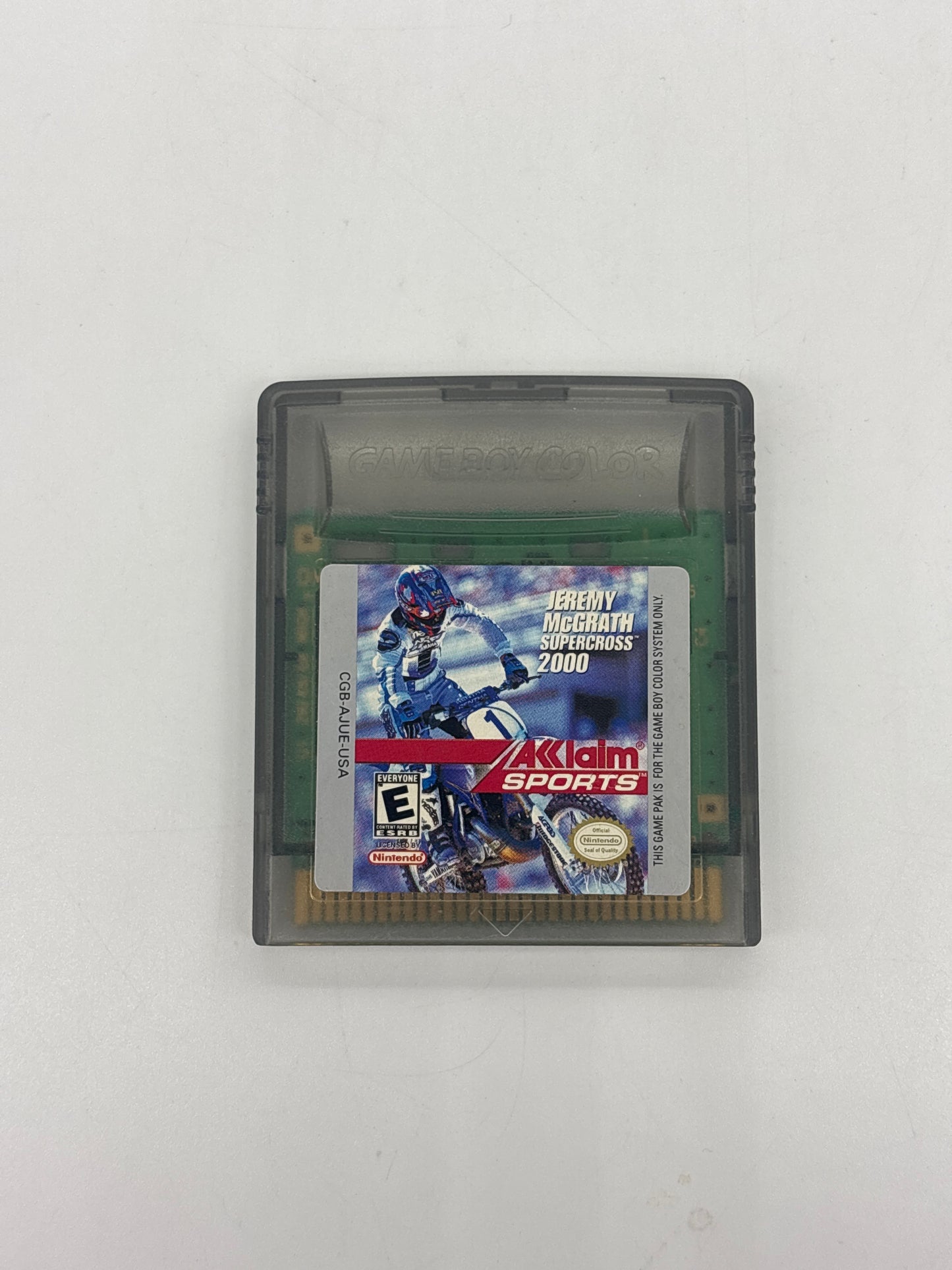 Auction Lot 101: Jeremy McGrath Supercross 2000 Video Game Nintendo Gameboy Color Loose