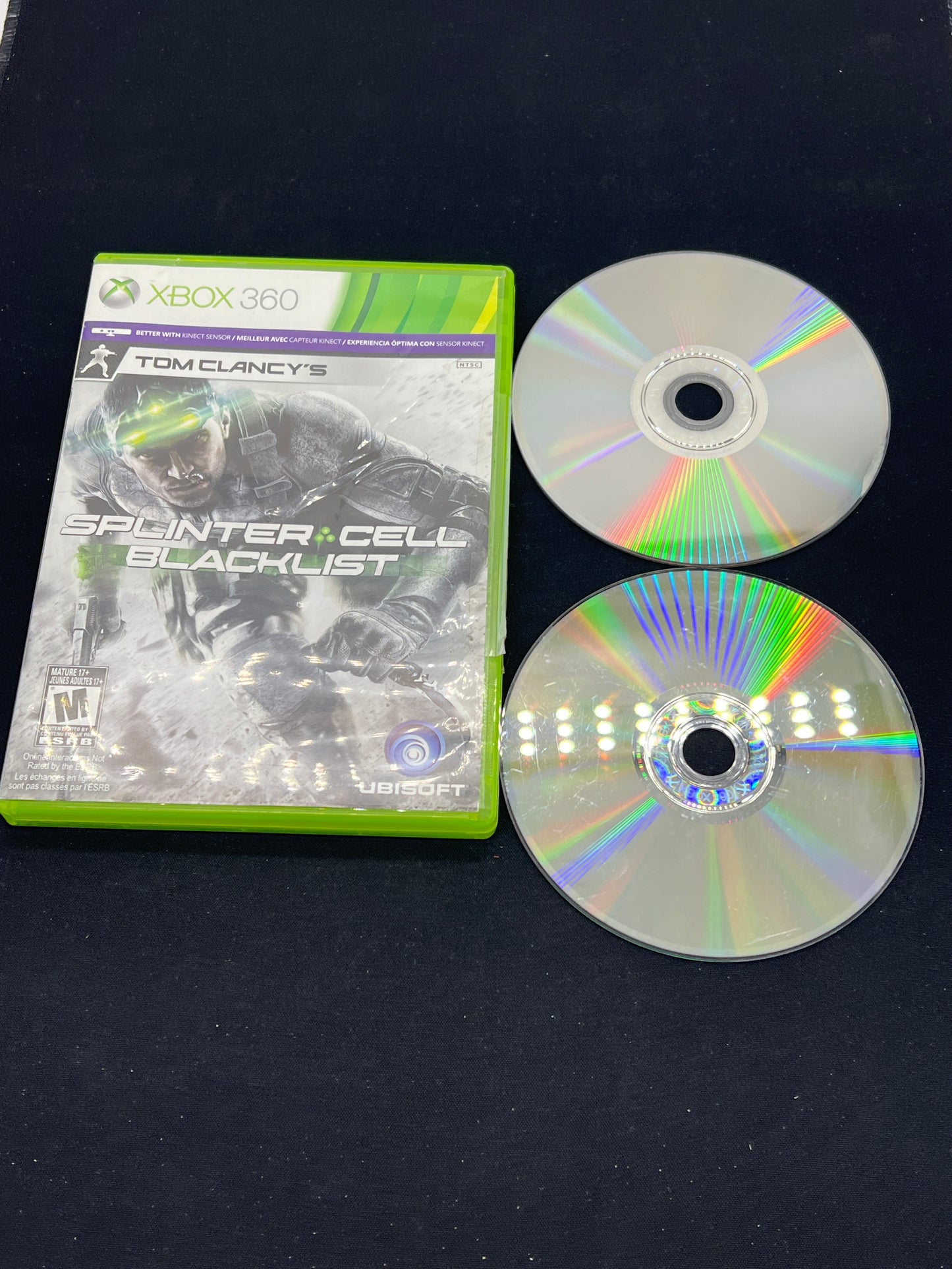 Auction Lot 34: XBOX 360 Splinter Cell Blacklist Disc & Case