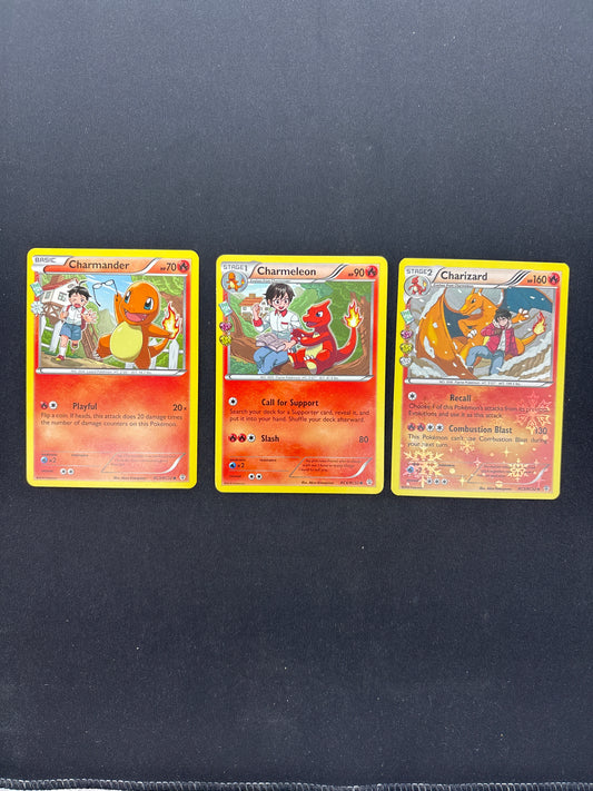 Auction Lot 35: Pokemon Radiant Collection Charizard Evolution Line Card Lot Condition Vary