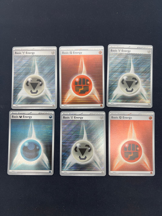 Auction Lot 342: Pokemon Cards Lot of 6 Assorted Energy Holo SV BW Conditions Vary