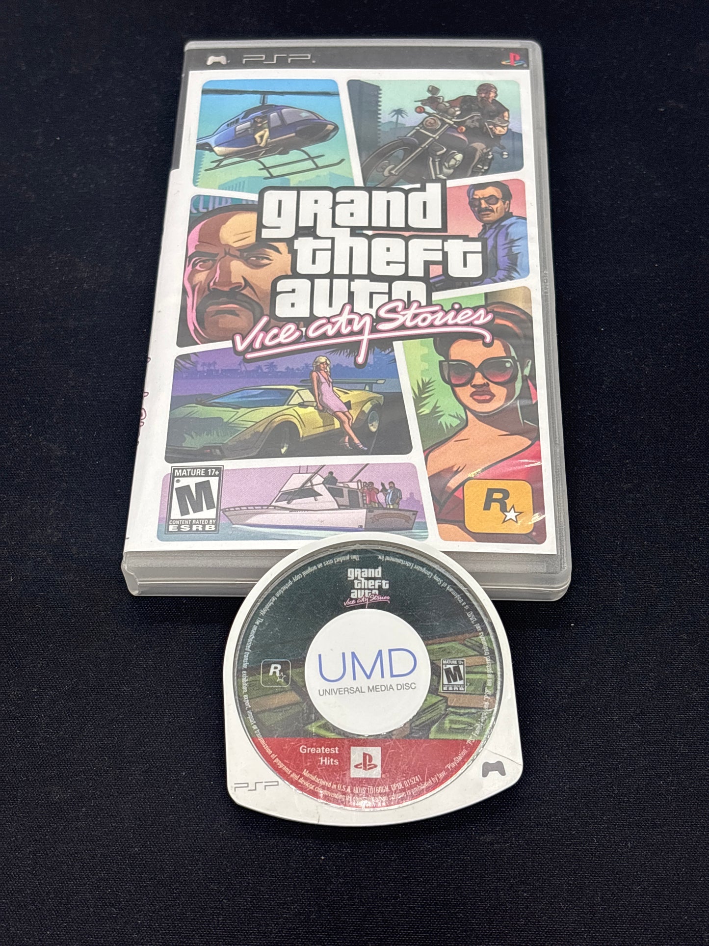 Auction Lot 122: PSP Video Game Grand Theft Auto Vice City Stories