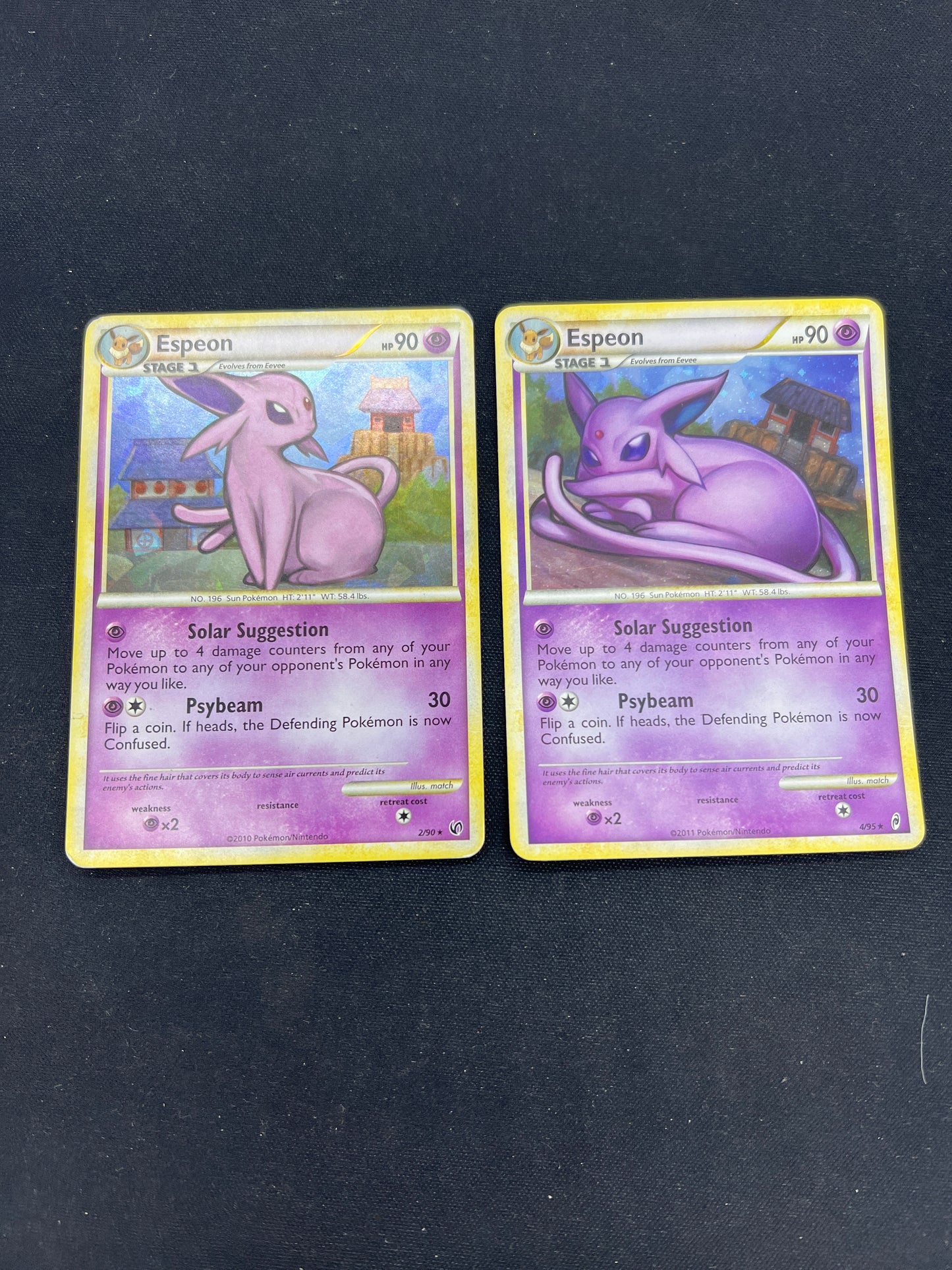 Auction Lot 425: Pokemon Cards Espeon Mid Era Holo Lot Conditions Vary