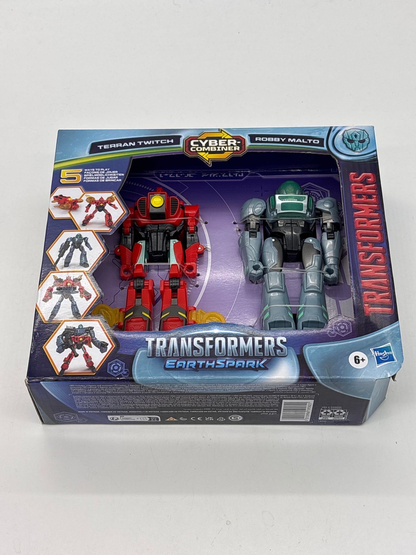 Auction Lot 93: Transformers EarthSpark Terran Switch Robby Malto Figure