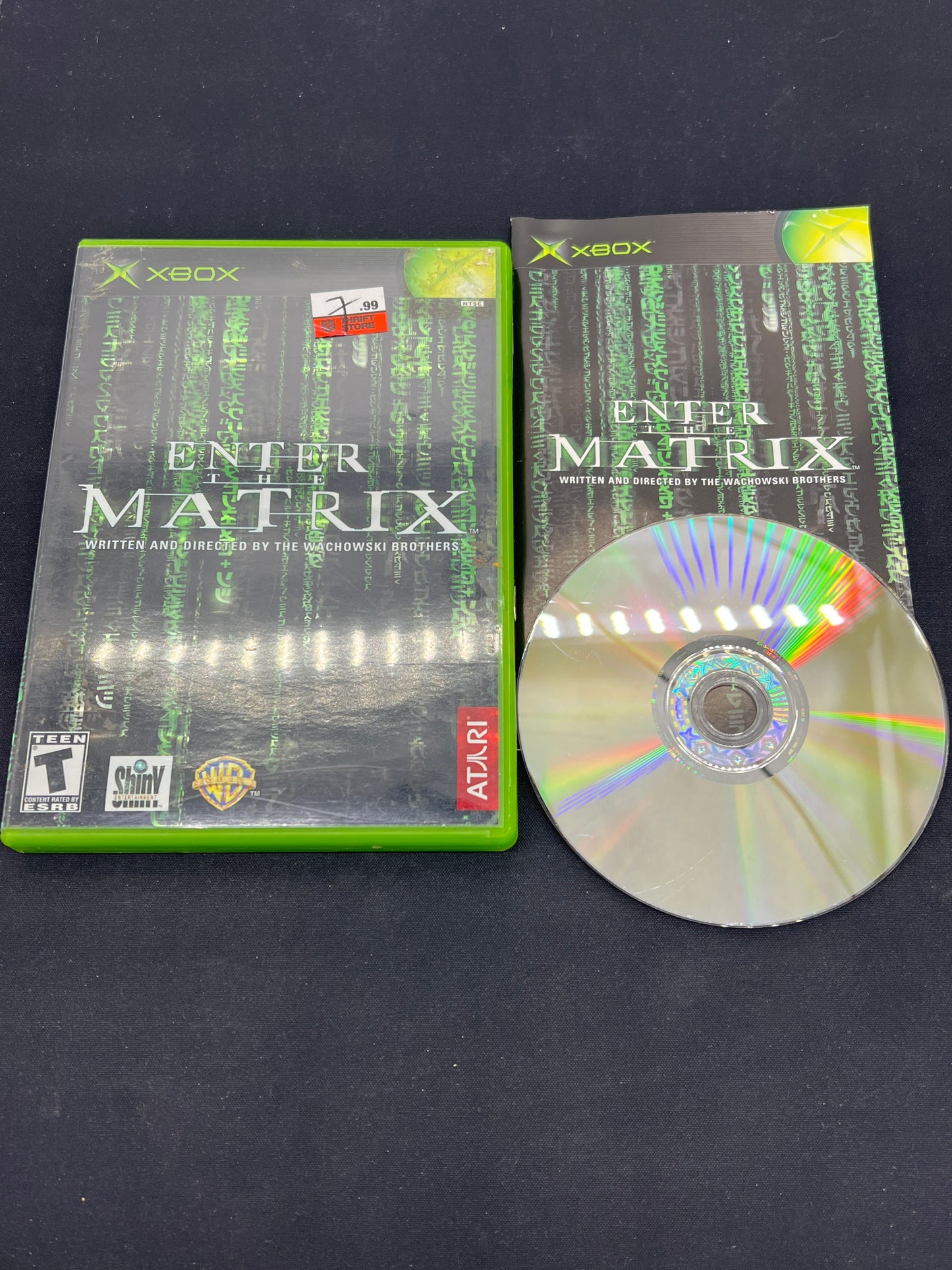 Auction Lot 107: XBOX Video Game Enter the Matrix CIB