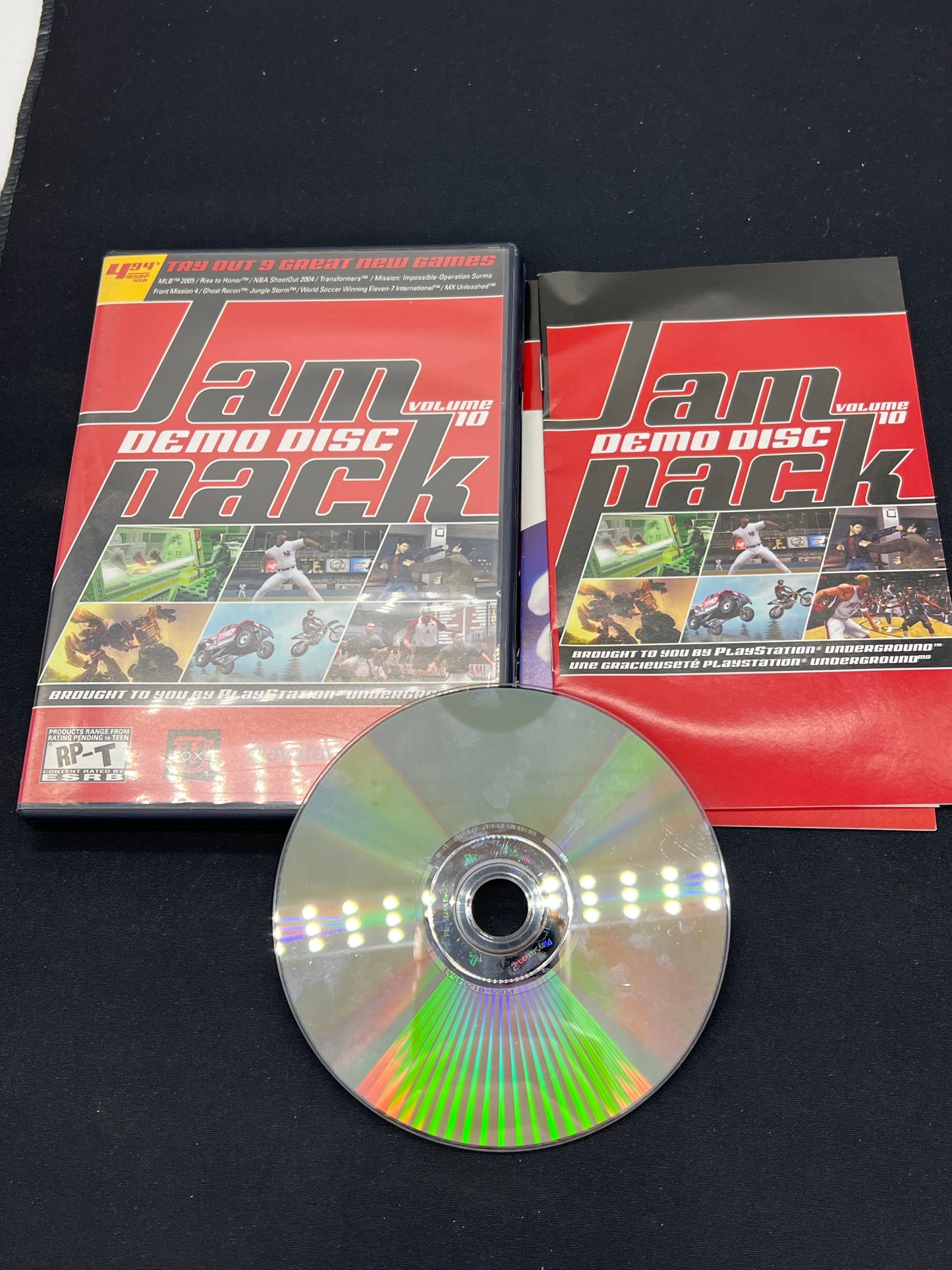 Auction Lot 149: Playstation2 Jam Demo Disc Pack Volume 10 CIB