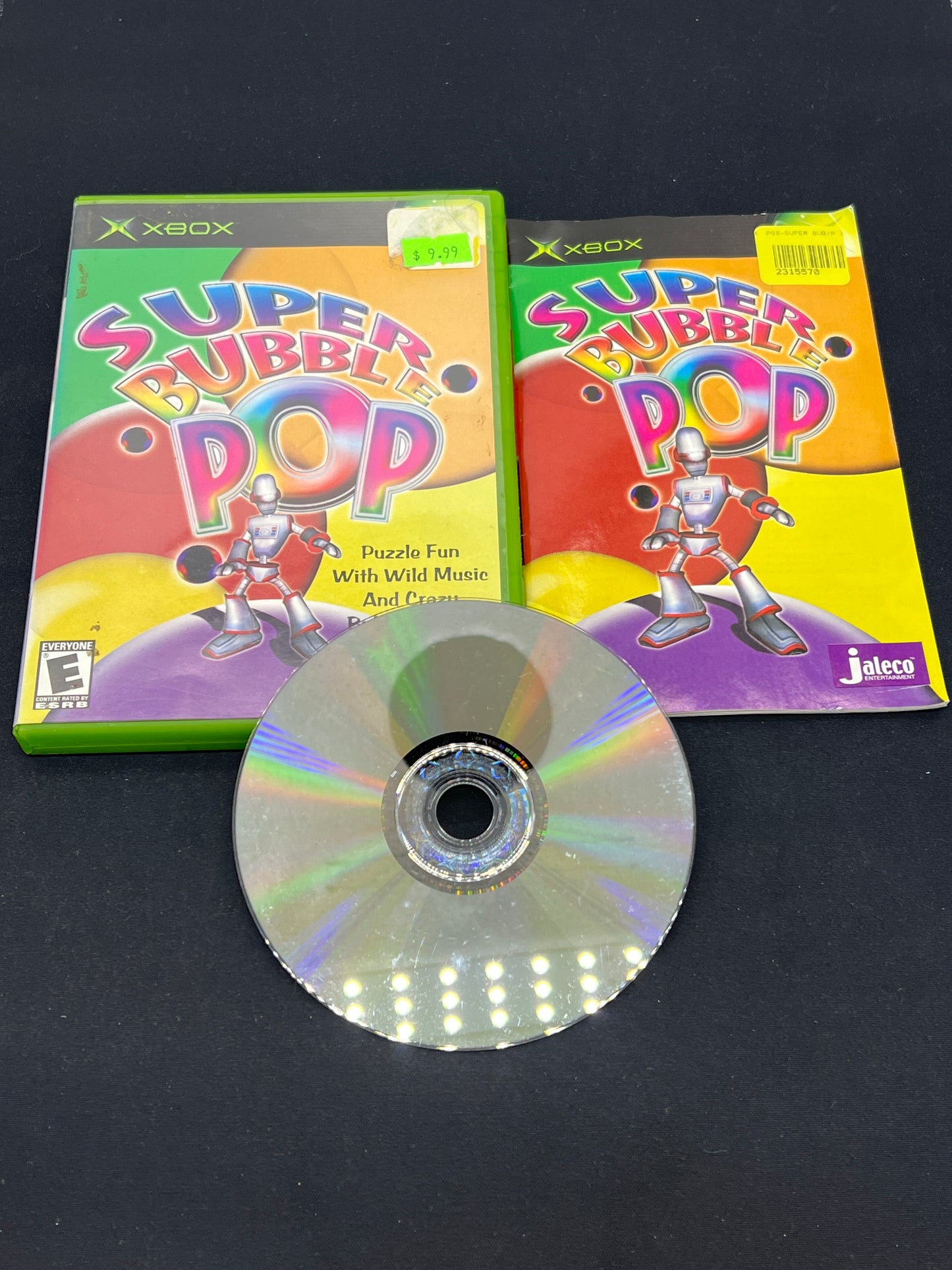 Auction Lot 127: XBOX Video Game Super Bubble POP CIB