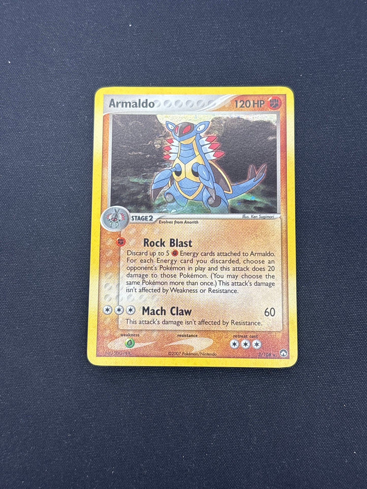 Auction Lot 443: Pokemon Cards Armaldo Holo Condition Vary