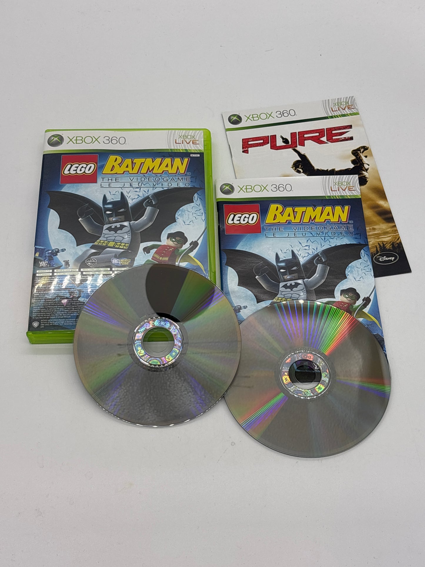 Auction Lot 108: Lego Batman and Pure Video Game XBOX 360 CIB