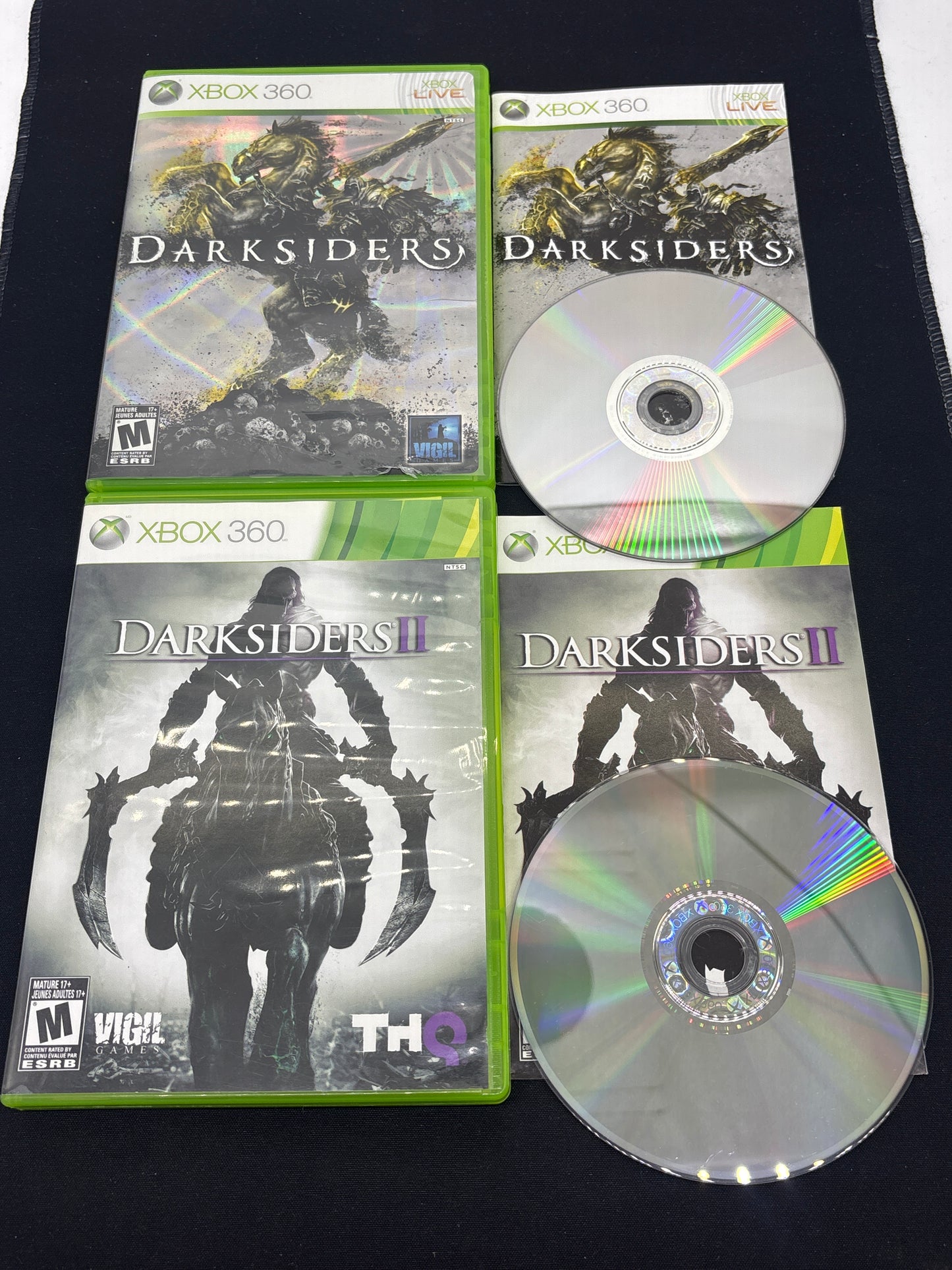 Auction Lot 202: XBOX 360 Video Game Lot of 2 Darksiders CIB