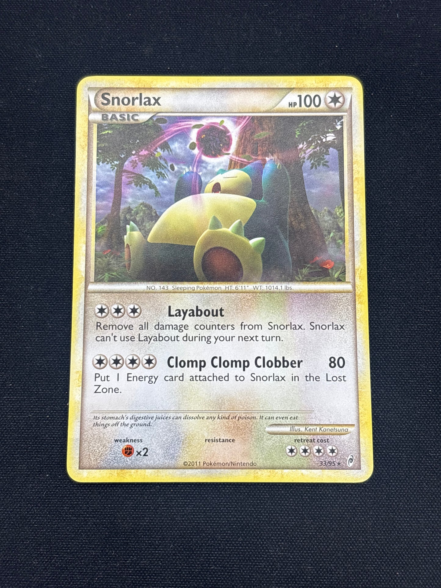 Auction Lot 268: Pokemon Cards Snorlax Non Holo Rare Call of Legends Condition Vary