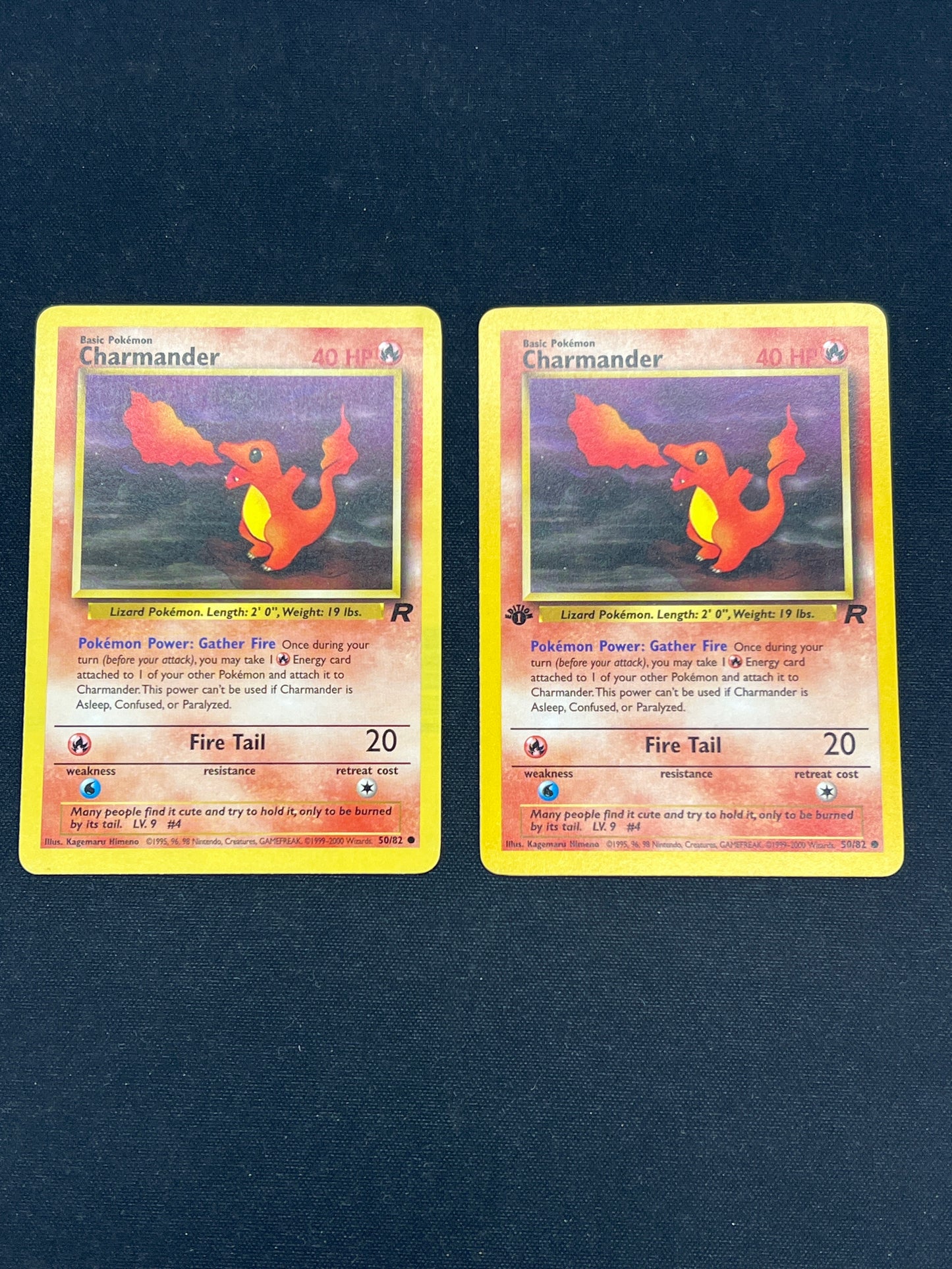 Auction Lot 283: Pokemon Cards Charmander Team Rocket 1st Ed + Unlimited Conditions Vary