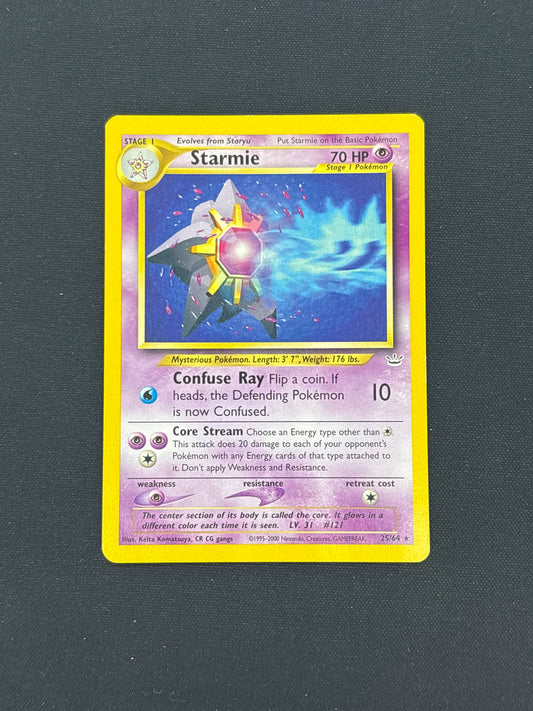 Auction Lot 35: Starmie Pokemon Neo Revelation Card Conditions Vary