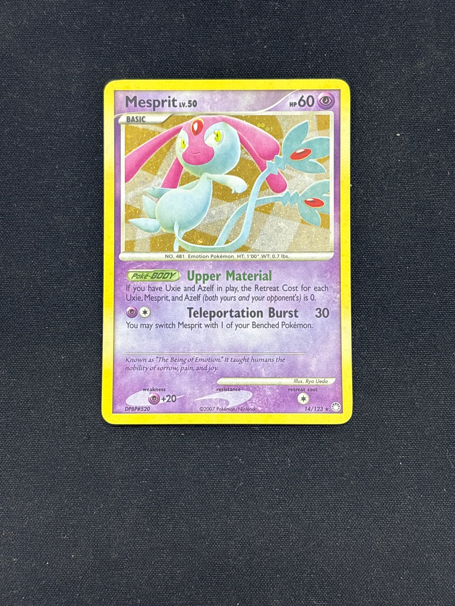 Auction Lot 6: Pokemon Cards Mesprit Holo Card Condition Vary