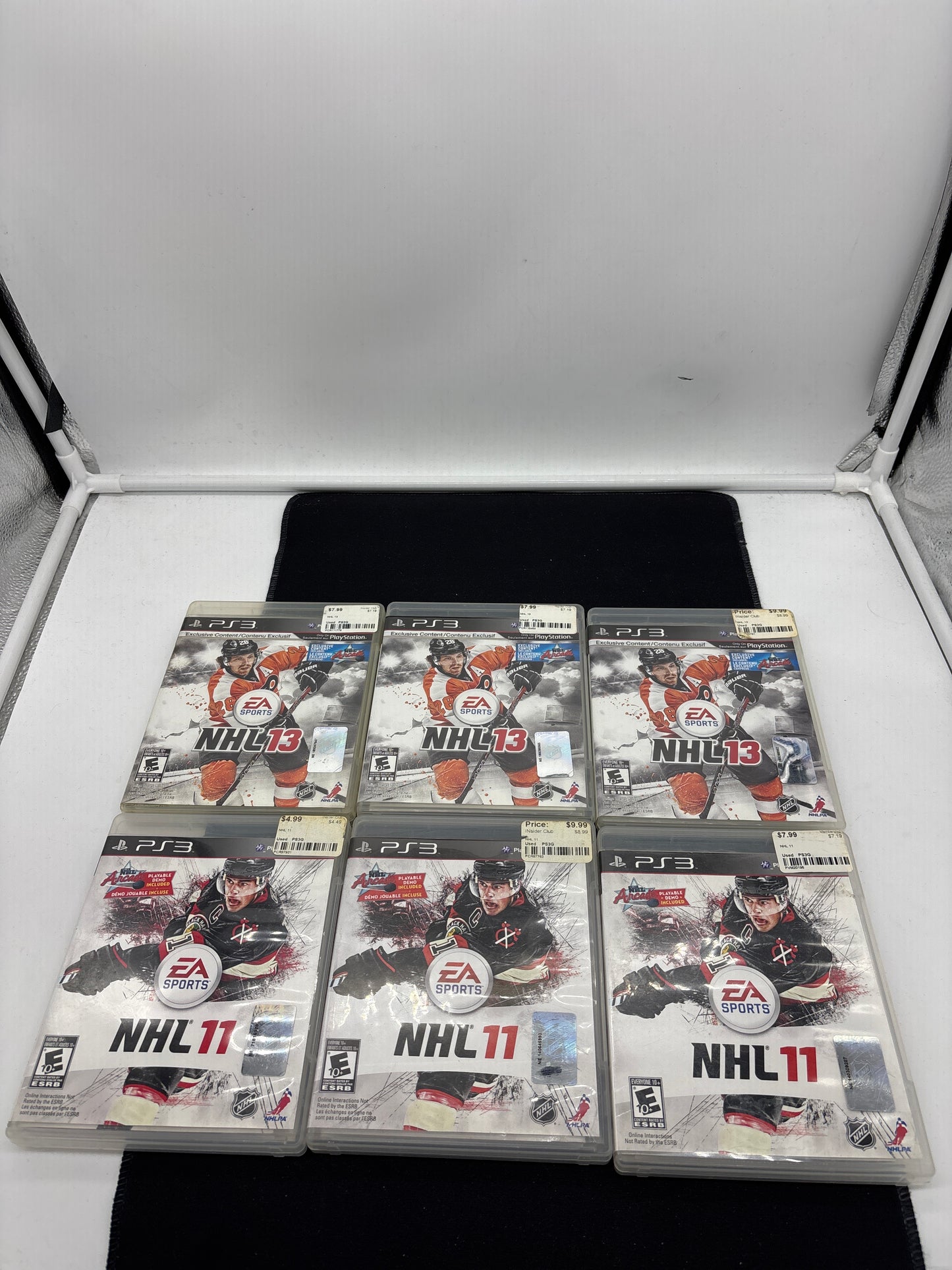 Auction Lot 93: PlayStation 3 Video Game Lot of 6 NHL 10 11