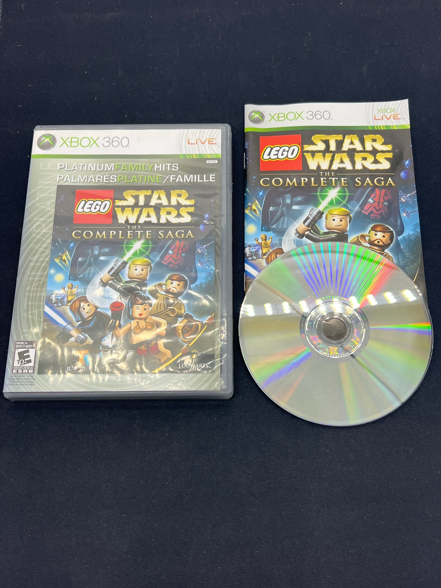 Auction Lot 165: XBOX 360 Video Game Lego Star Wars Complete Saga CIB