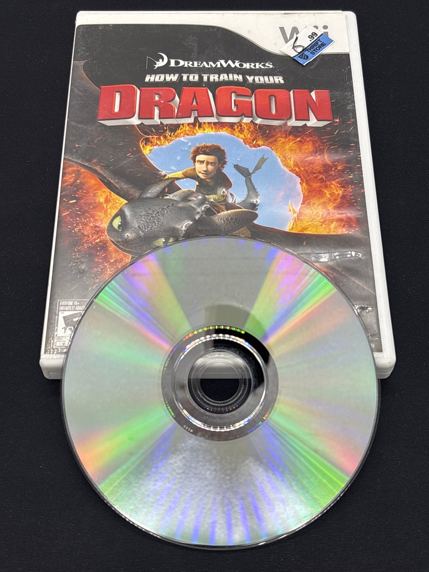 Auction Lot 123: Nintendo Wii How to Train Your Dragon Video Game