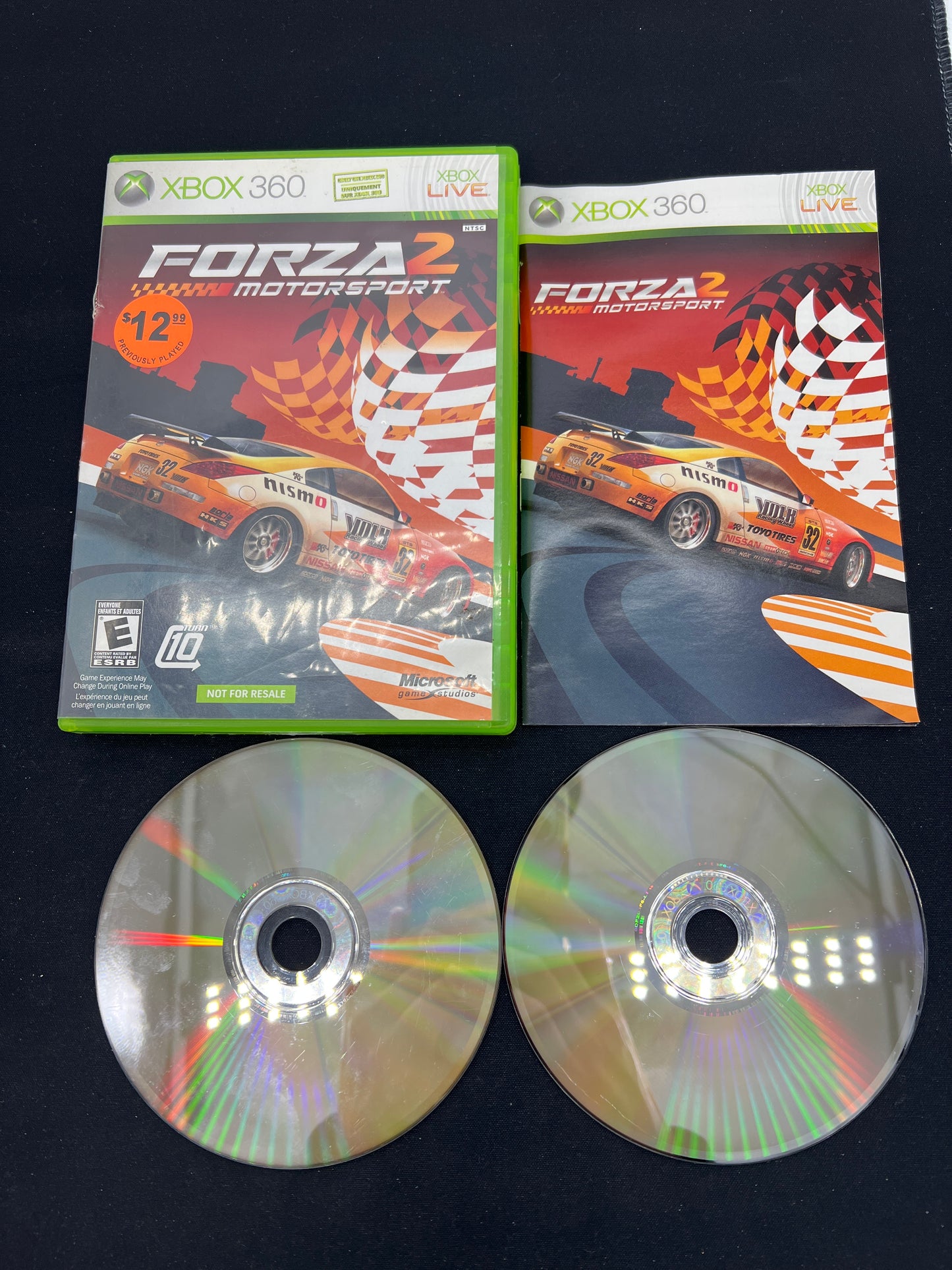 Auction Lot 203: XBOX 360 Forza 2 Motorsport CIB 2 Game Discs Included