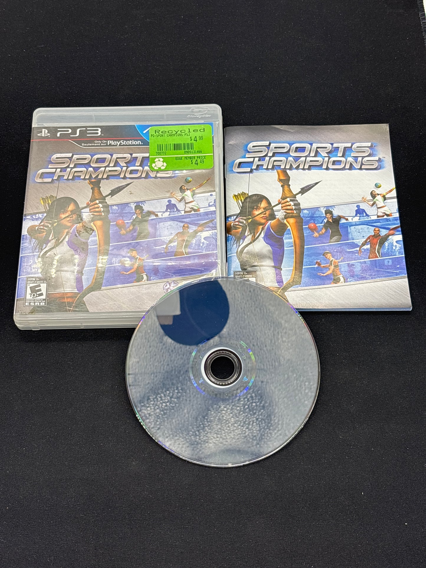 Auction Lot 160: Sports Champions Video Game PlayStation 3 CIB