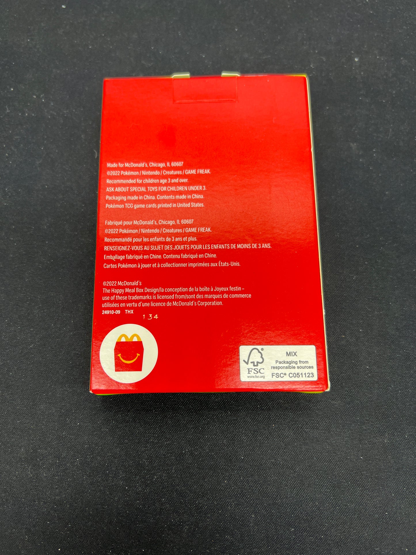 Auction Lot 286: Pokemon Cards Mcdonalds 2022 Happy Meal Pack Sealed