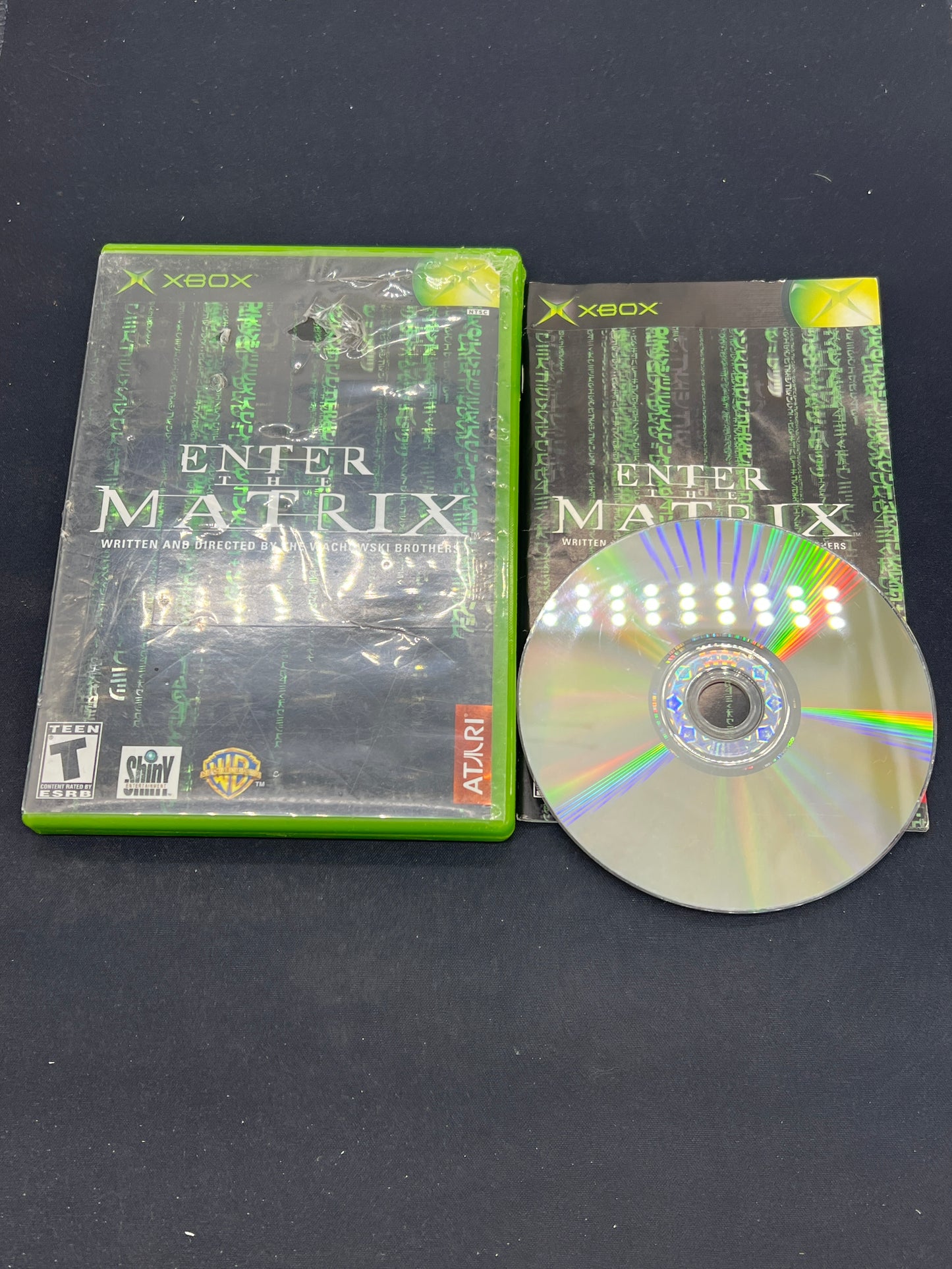 Auction Lot 49: XBOX Video Game Enter the Matrix CIB
