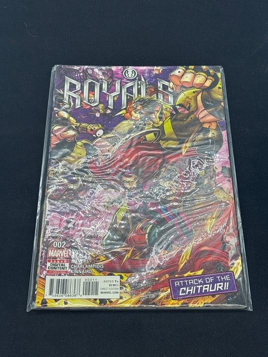 Auction Lot 311: Marvel Comics Royals Issue 2 Attack of the Chitauri Comic Book