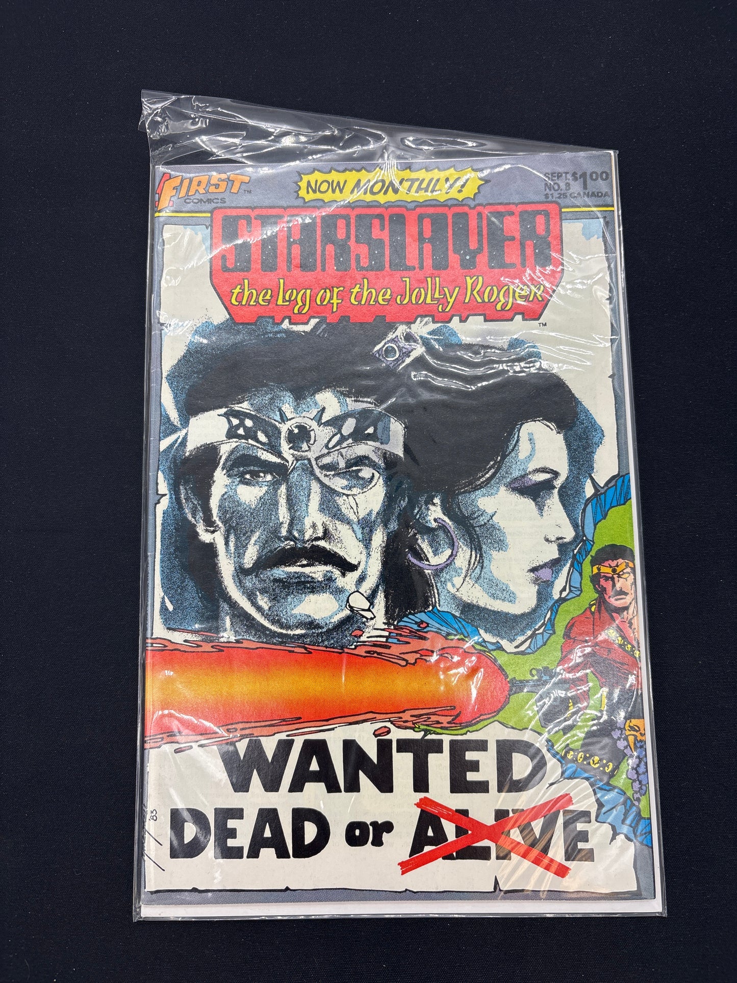 Auction Lot 103: First Comics Starslayer The Leg of the Jolly Roger Comic Book