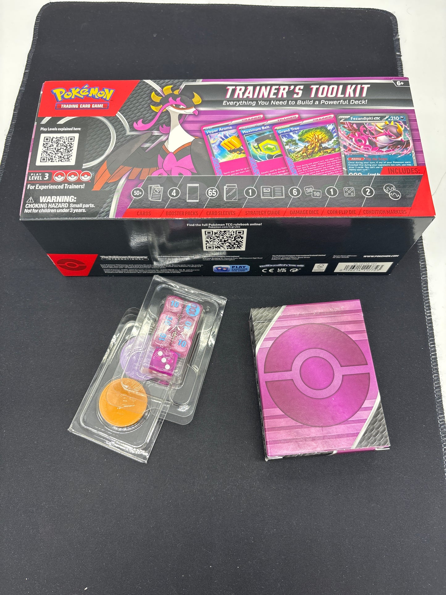 Auction Lot 495: Pokemon Trainers Toolkit EMPTY Box with Sleeves And Accessories