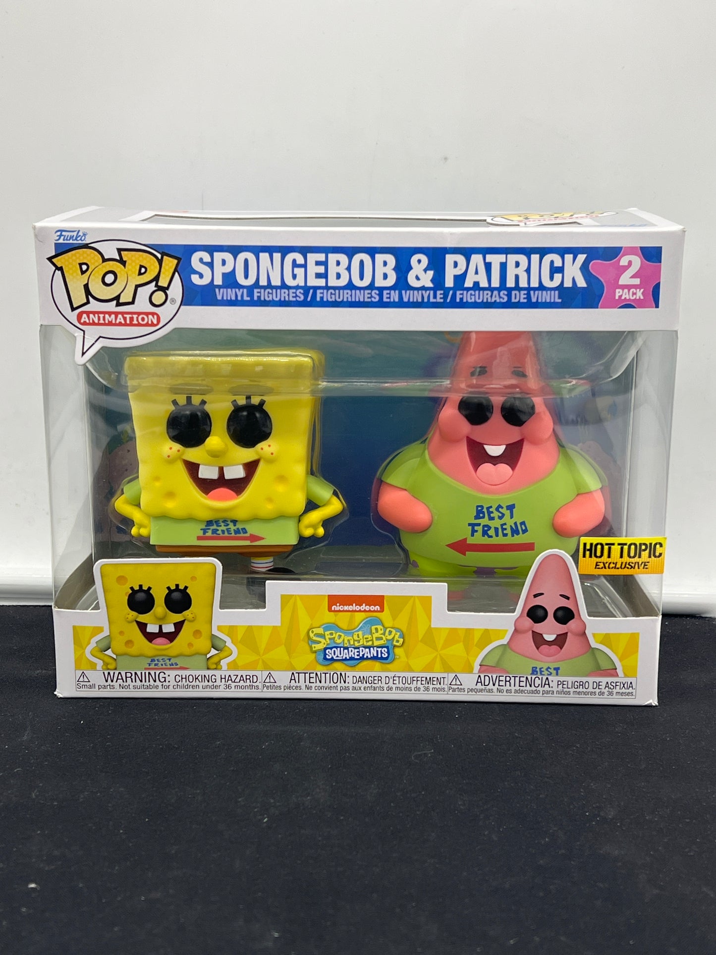 Auction Lot 33: POP Funko Spongebob & Patrick 2 Pack Figures