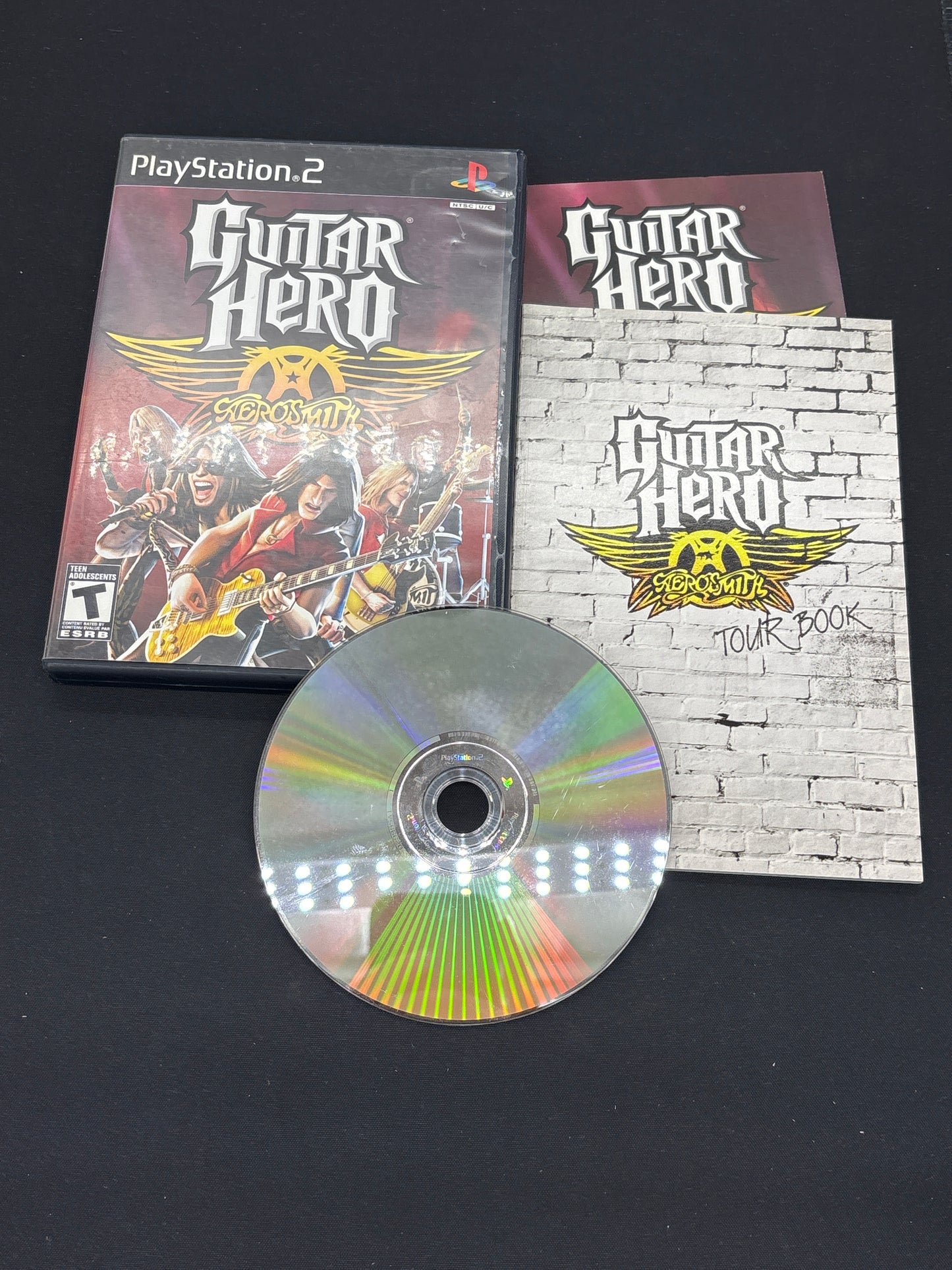 Auction Lot 142: Guitar Hero Aerosmith Edition Video Game PlayStation 2 CIB