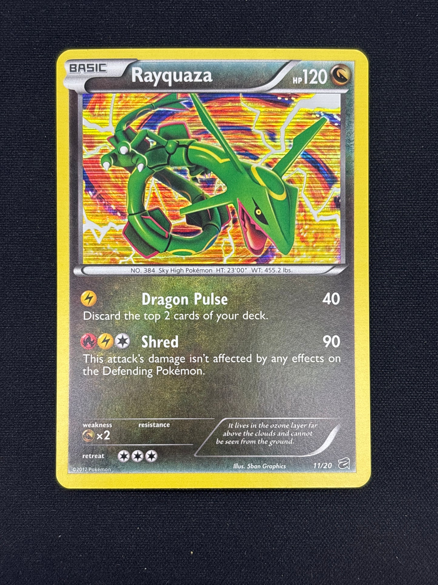 Auction Lot 49: Pokemon Card Rayquaza Dragon Vault Holo Conditions Vary