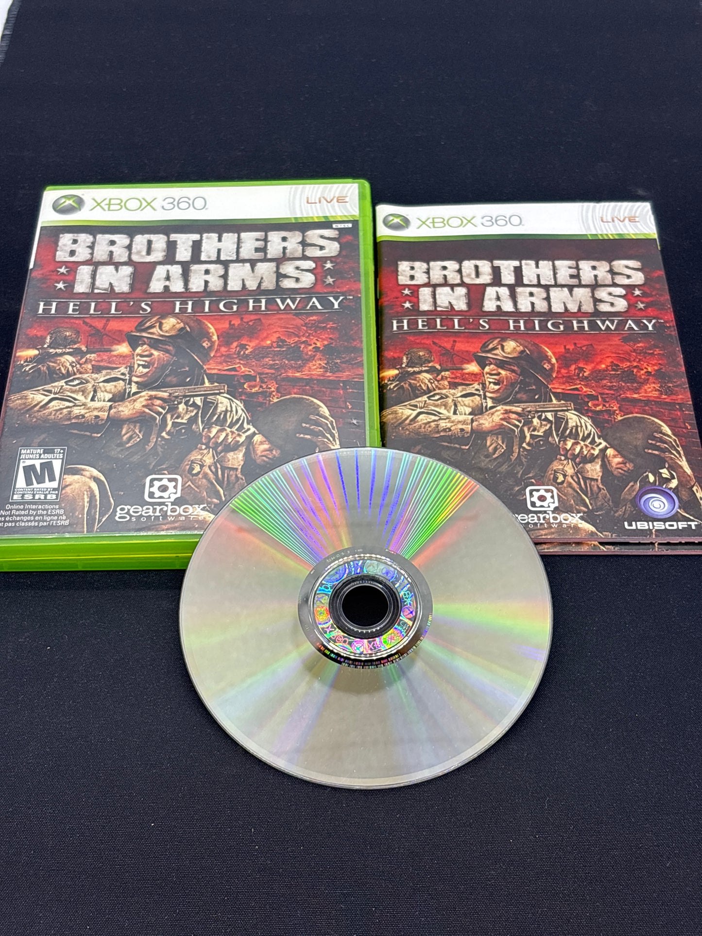 Auction Lot 121: XBOX 360 Video Game Brothers in Arms Hell's Highway CIB