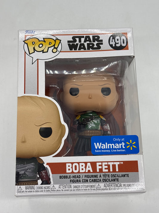 Auction Lot 106: Pop Funko Boba Fett Figure 490 Walmart Exclusive