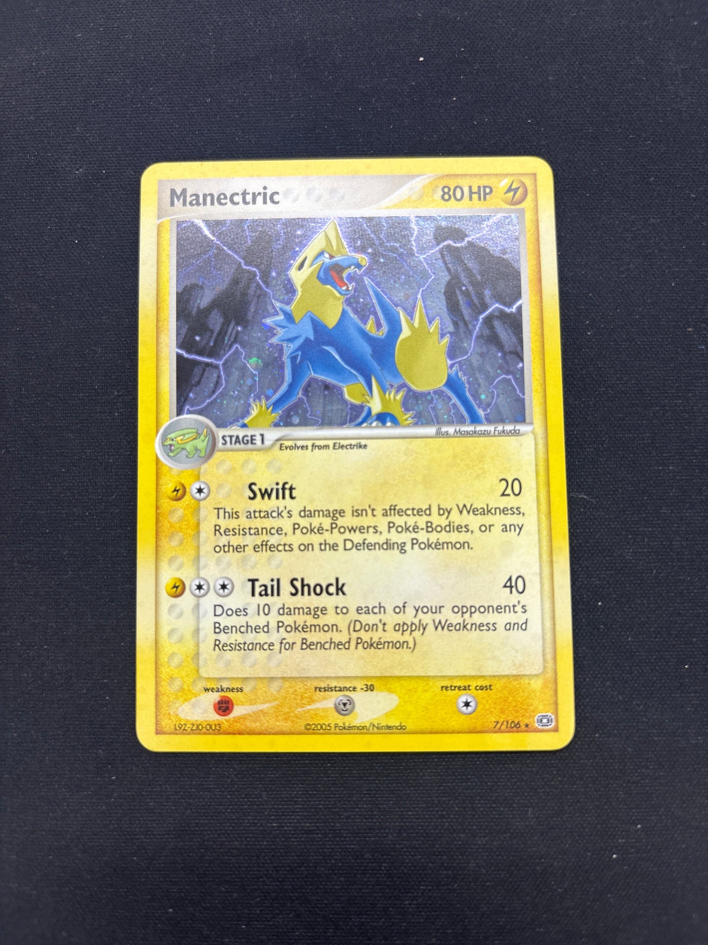 Auction Lot 246: Pokemon Card Manetric Holo Card Condition Vary