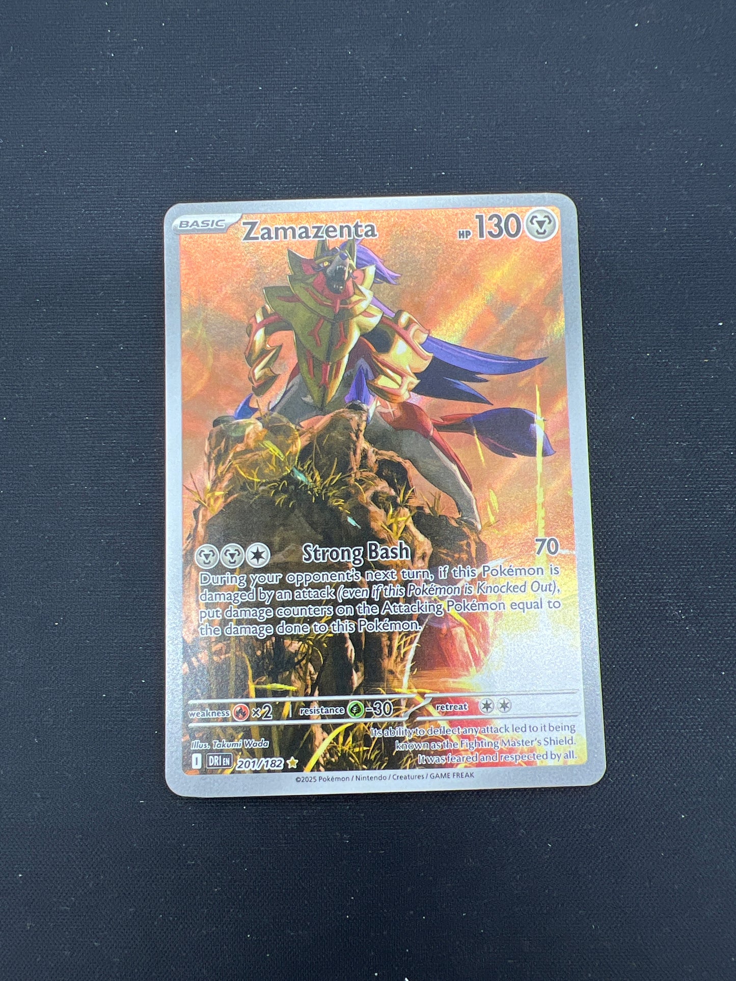 Auction Lot 254: Pokemon Cards Zamazenta Illustration Rare Conditions Vary
