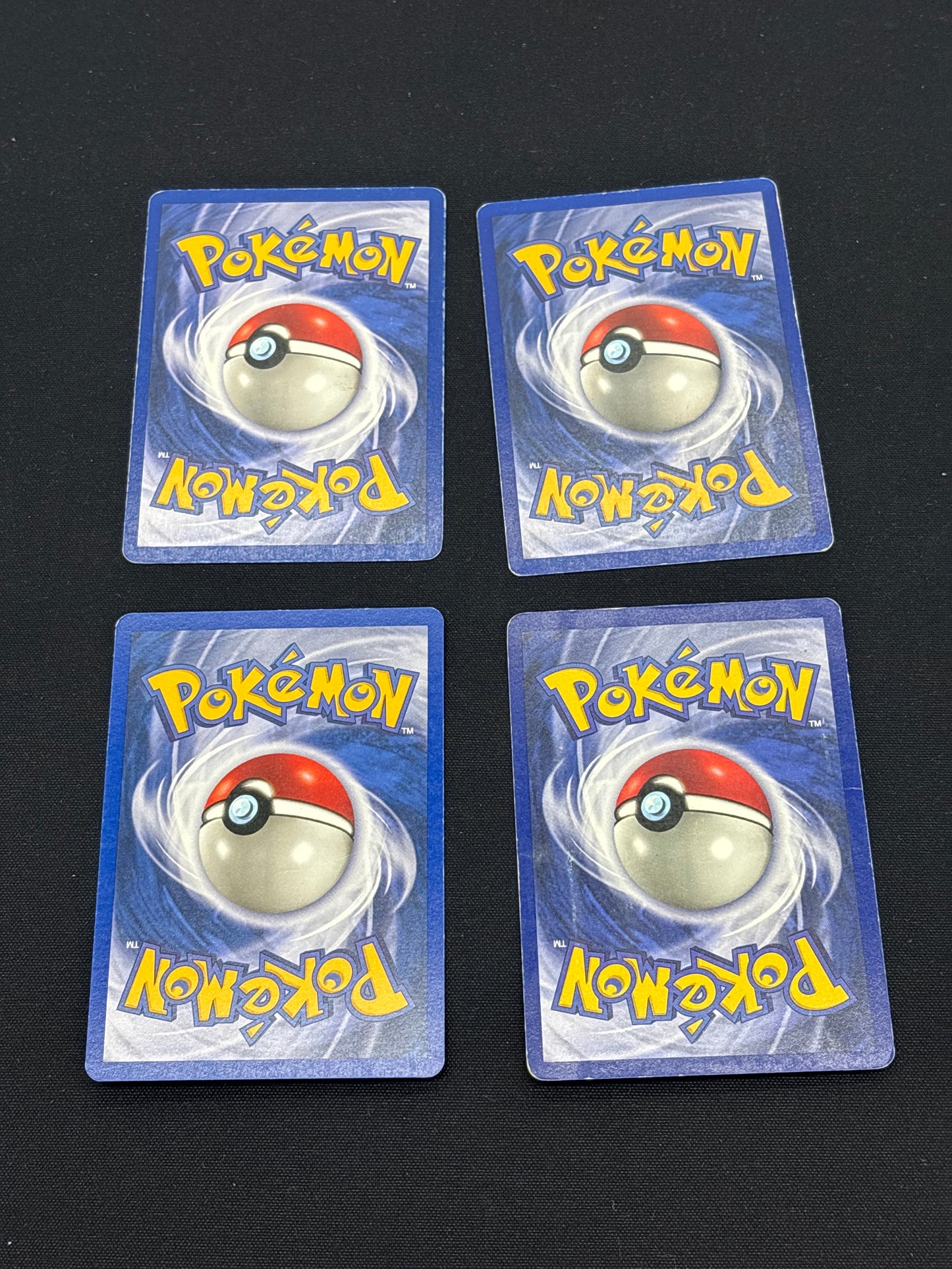Auction Lot 221: Pokemon Cards Lot of 4 Assorted WOTC Trainer Conditions Vary