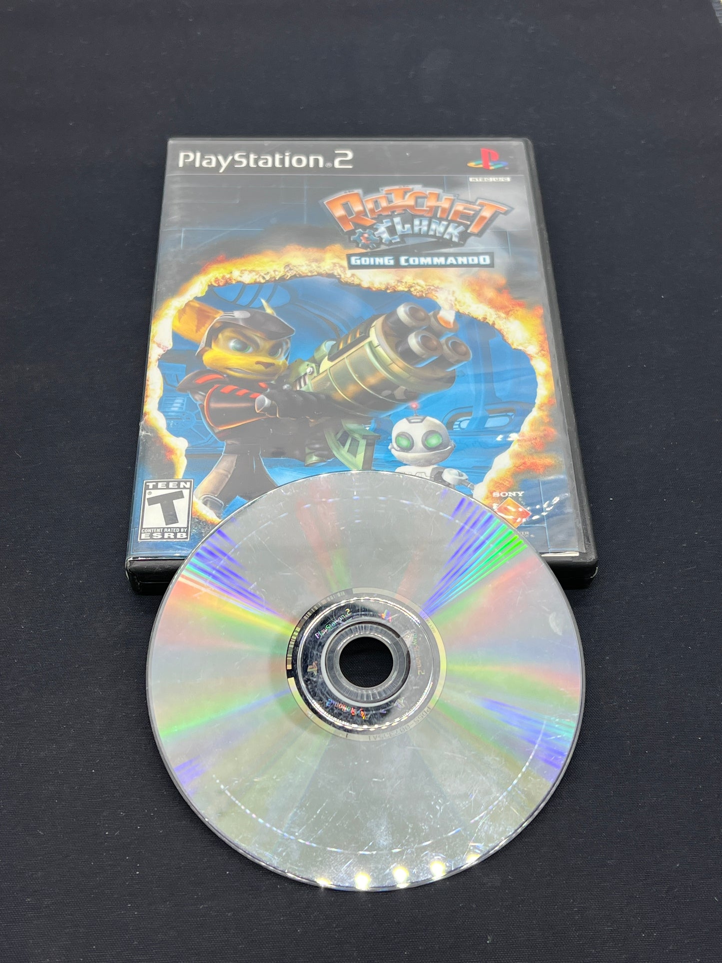 Auction Lot 163: Playstation2 Ratchet & Clank Going Commando Disc & Case