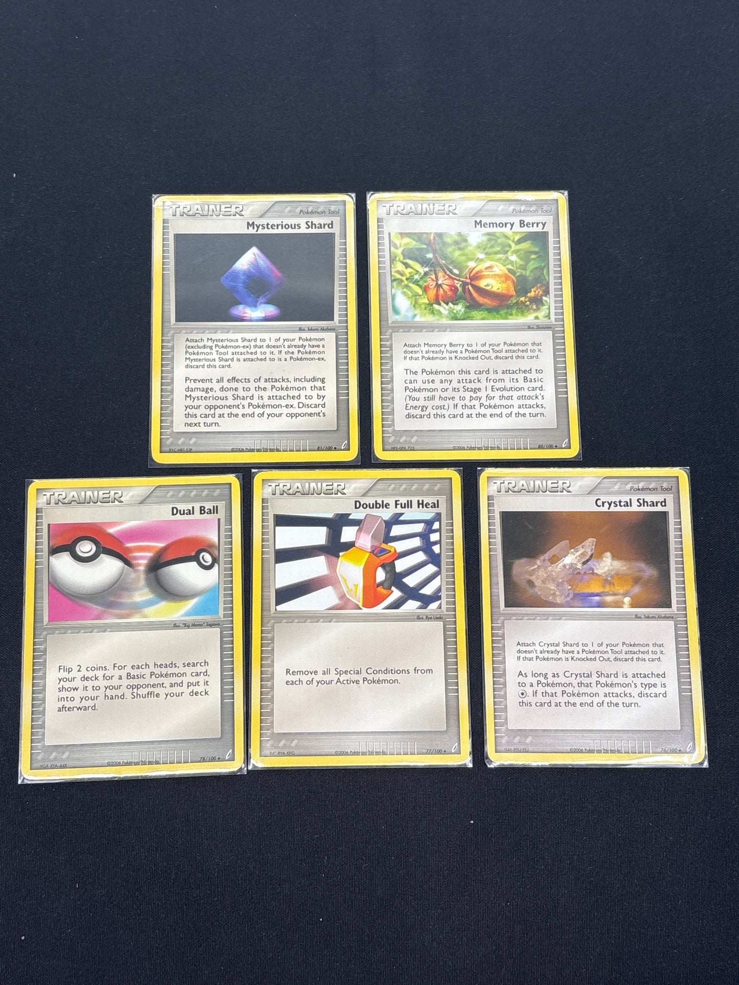 Auction Lot 35: Pokemon Crystal Guardians Card Lot Conditions Vary
