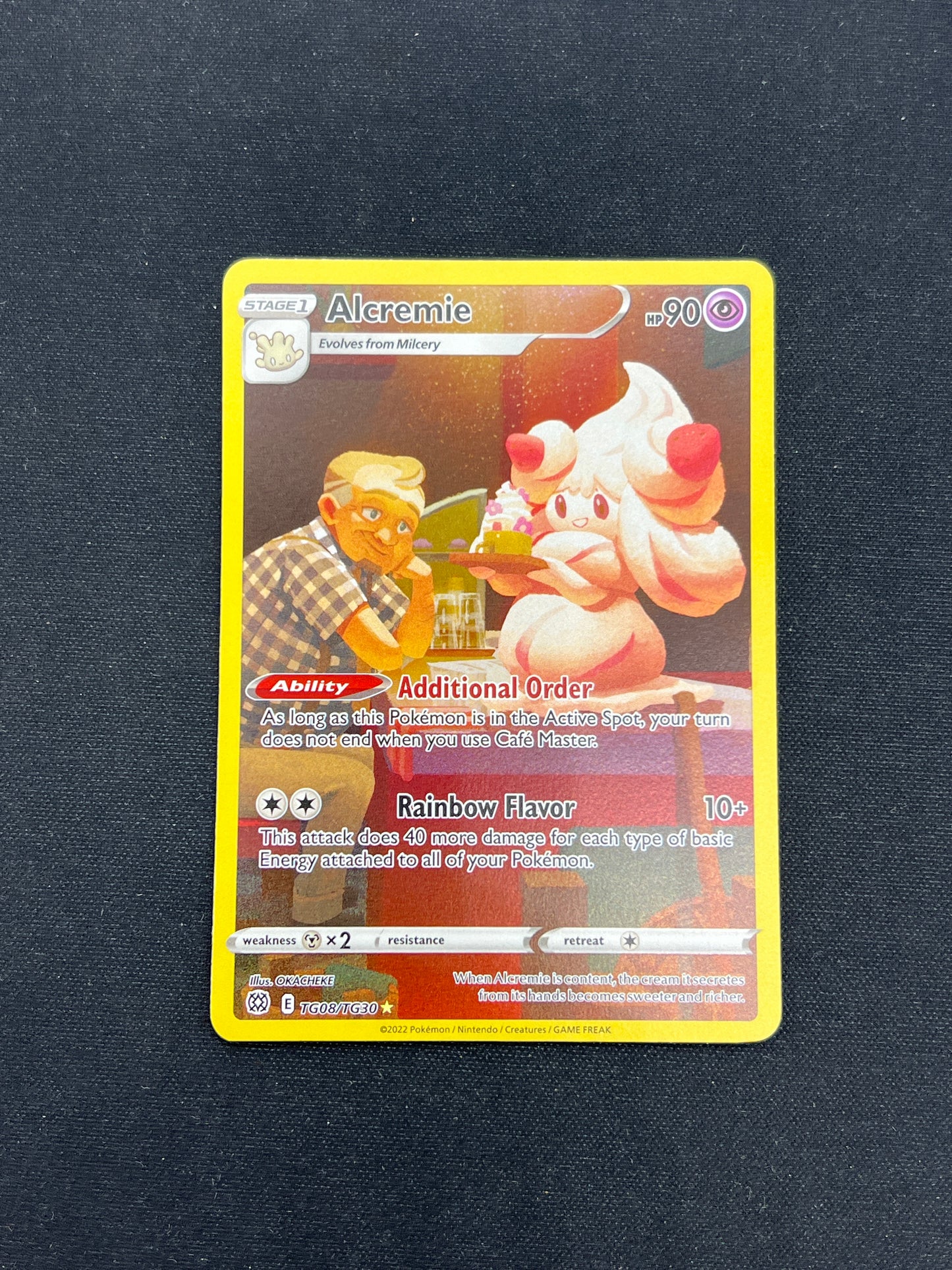 Auction Lot 138: Pokemon Cards Alcremie Trainer Gallery Brilliant Stars Conditions Vary