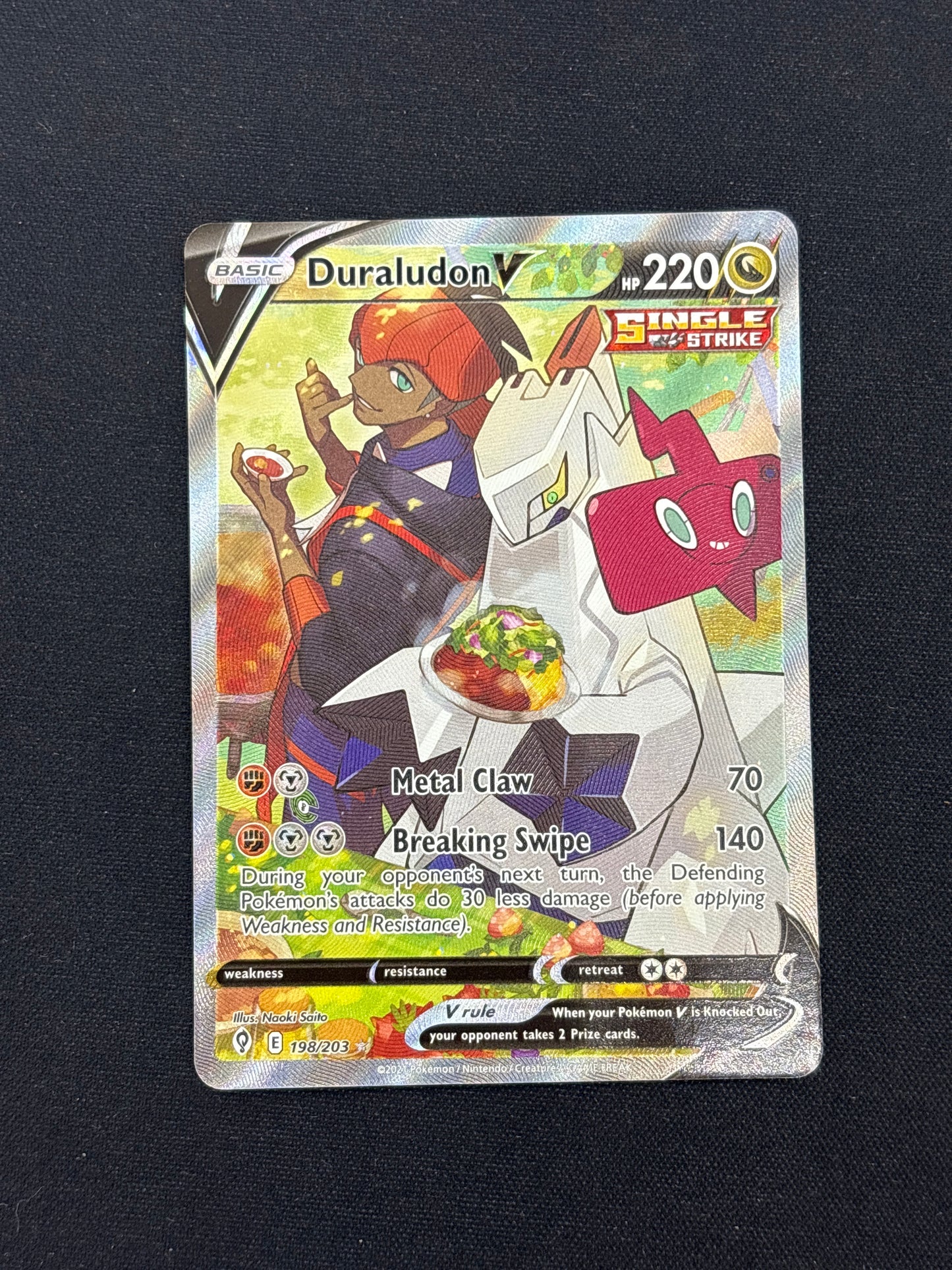 Auction Lot 203: Duraludon V Alt Art Card Conditions Vary