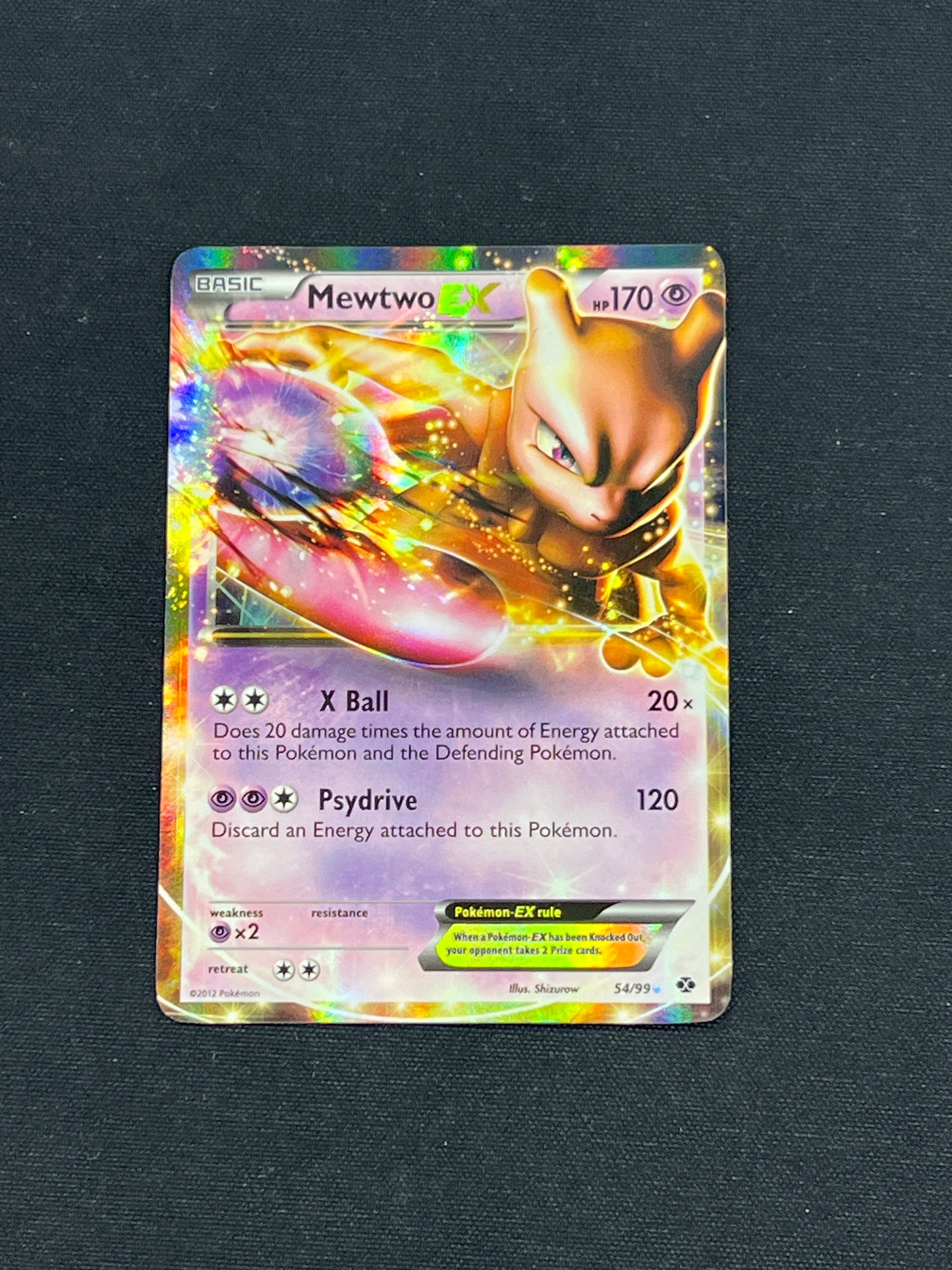 Auction Lot 44: Pokemon Cards Mewtwo EX Condition Vary