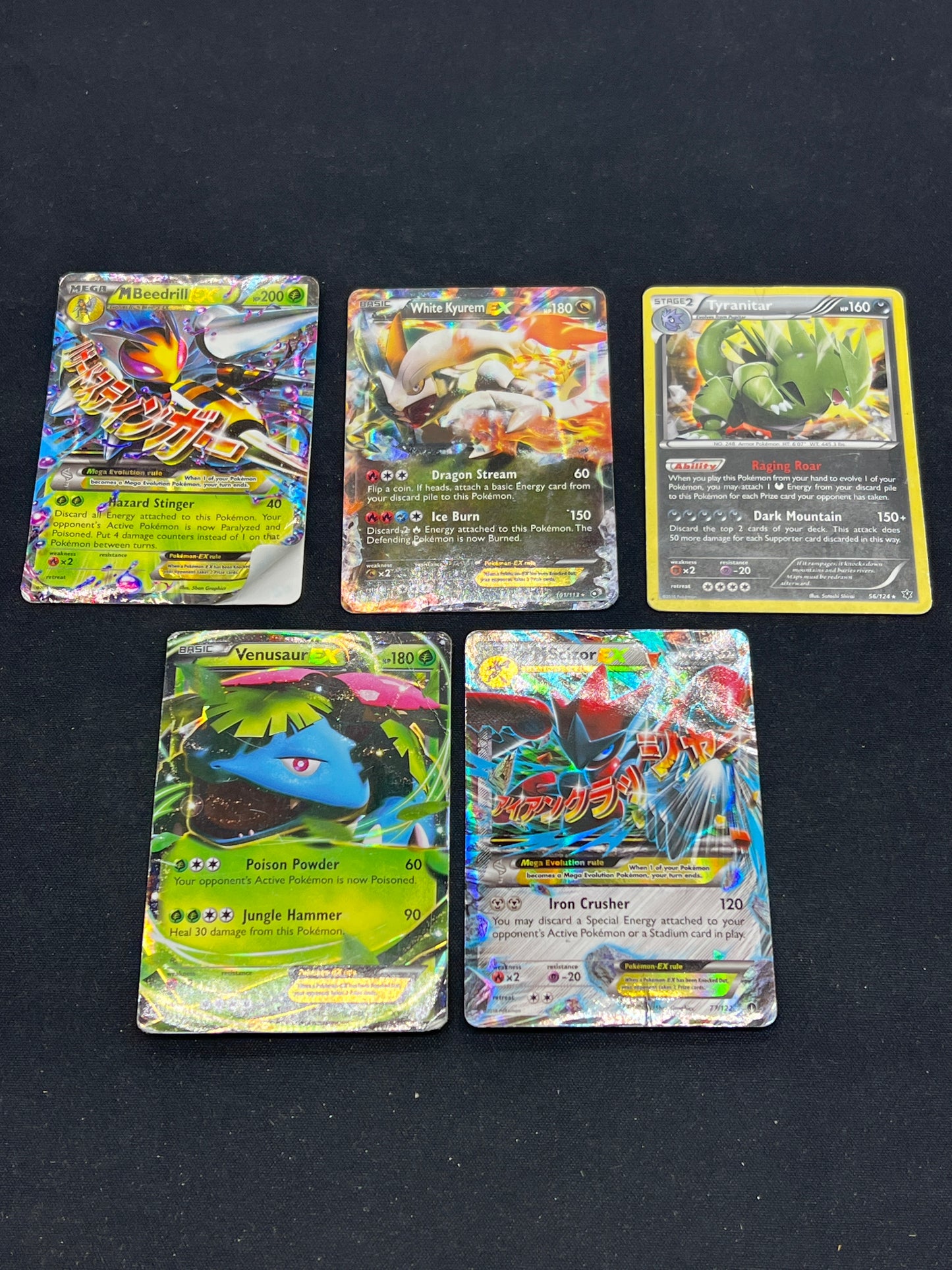 Auction Lot 197: Pokemon Cards Mid Era EX and Holo Rare Lot Conditions Vary