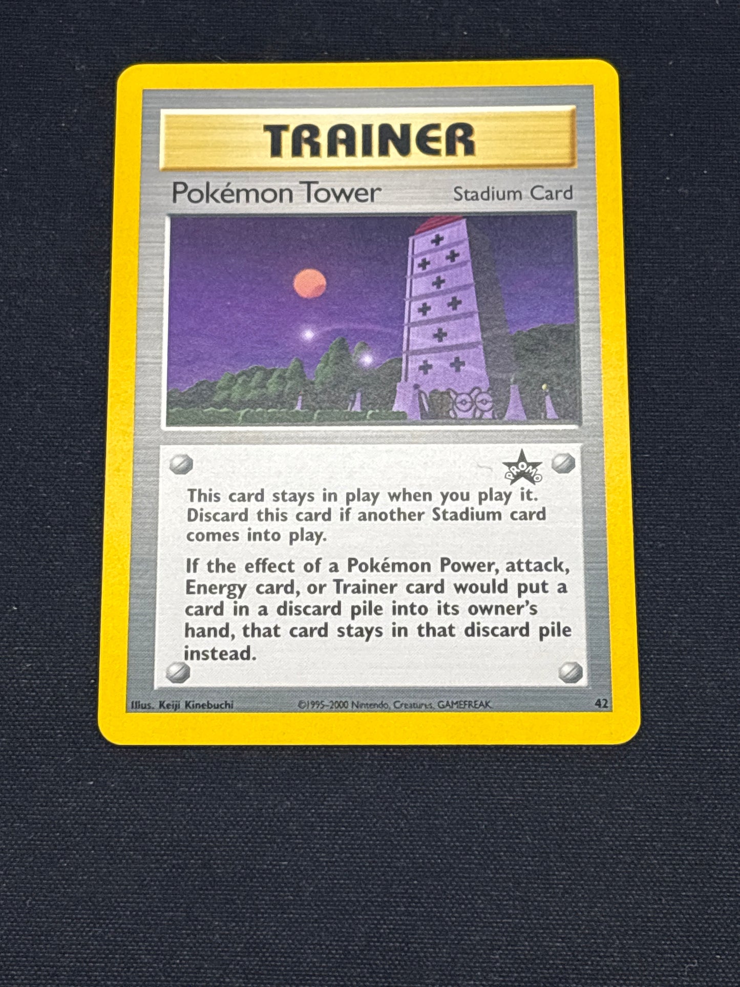 Auction Lot 242: Pokemon Cards Pokemon Tower WOTC Black Star Promo Condition Vary
