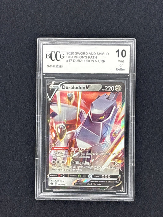 Auction Lot 32: Beckett Gem Mint 10 Duraludon V