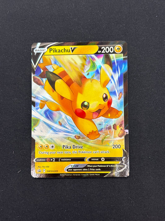 Auction Lot 324: Pikachu V Full Art Promo Card Conditions Vary